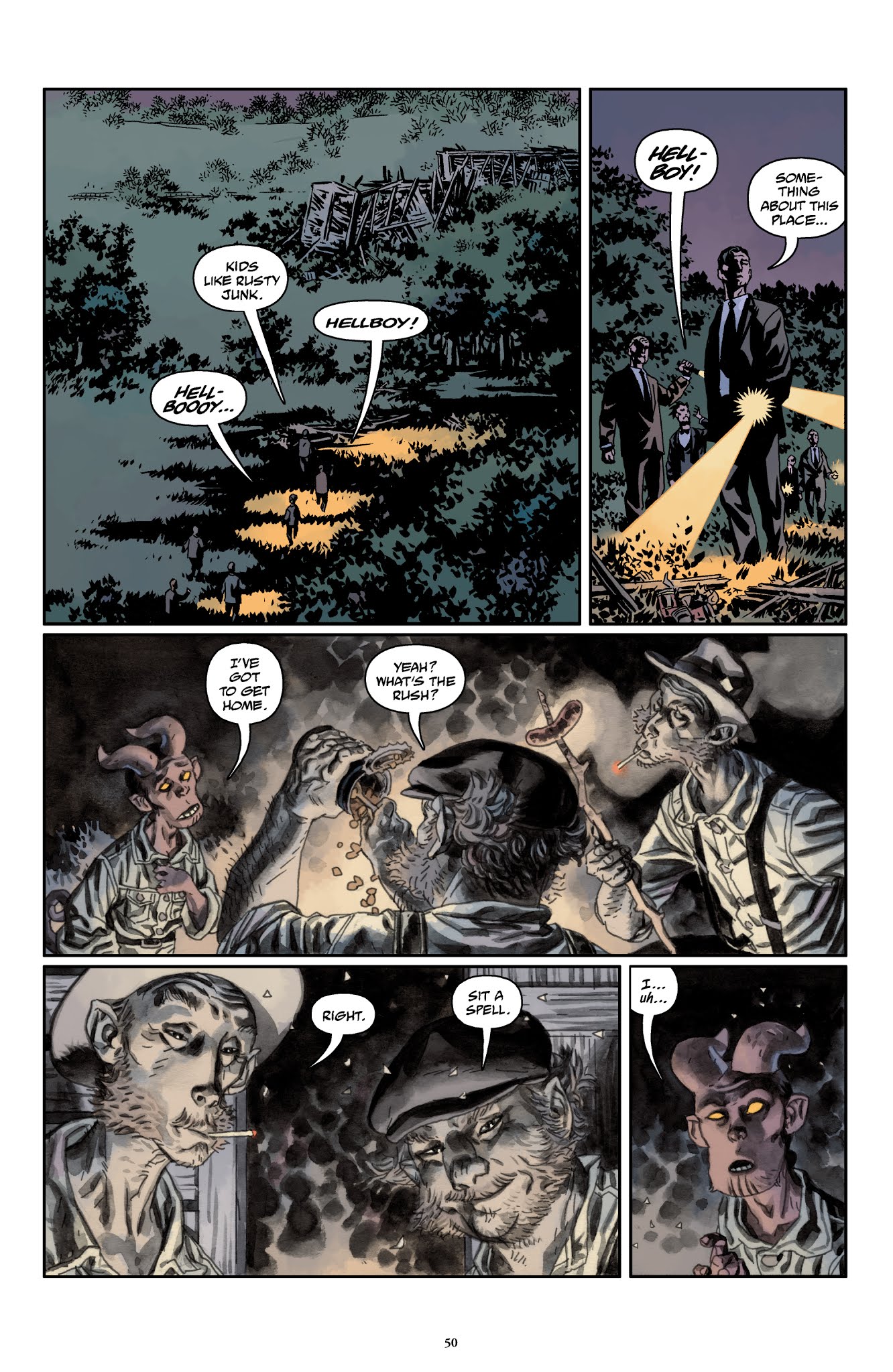 Read online Hellboy The Complete Short Stories comic -  Issue # TPB 1 (Part 1) - 51