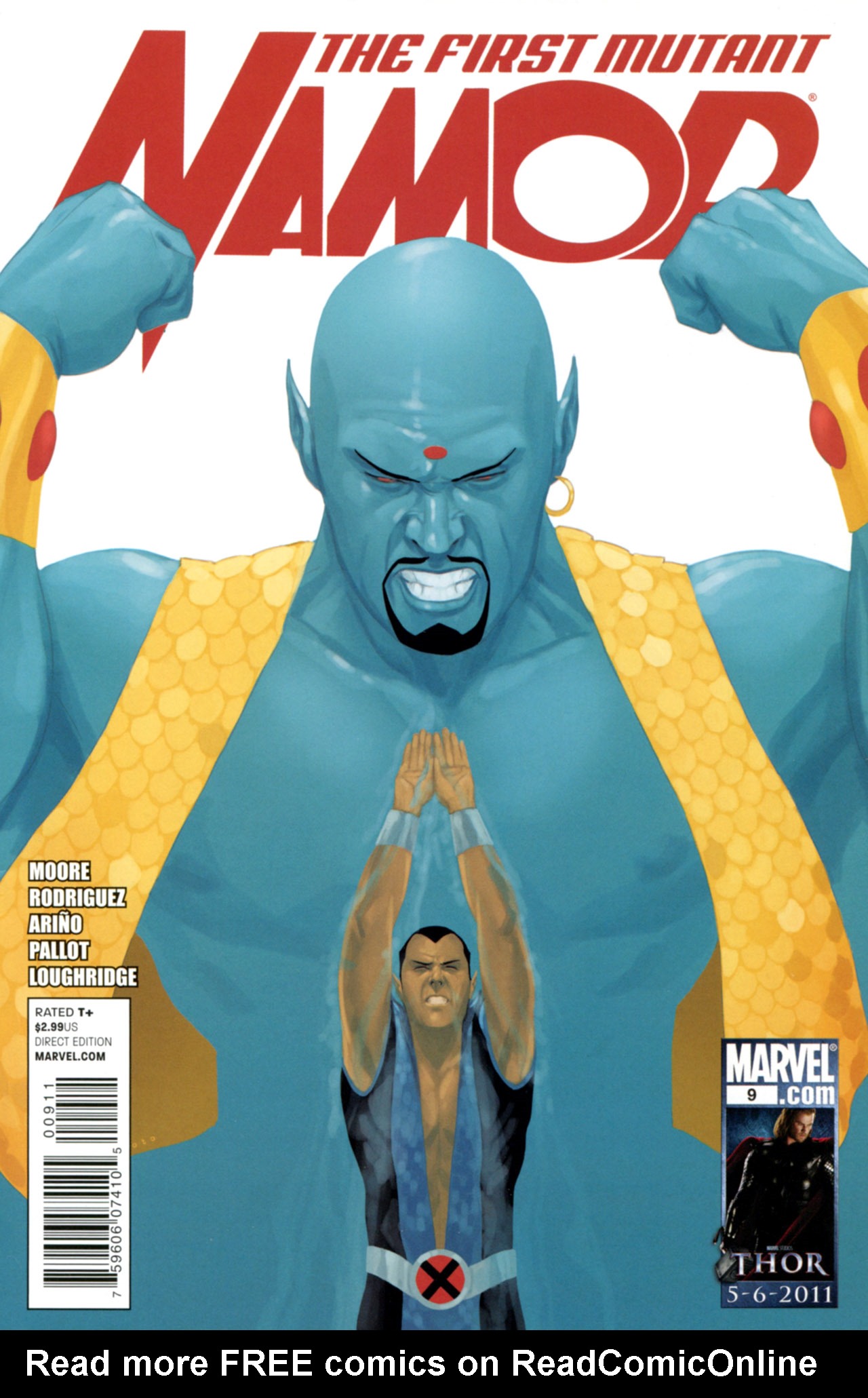 Read online Namor: The First Mutant comic -  Issue #9 - 1