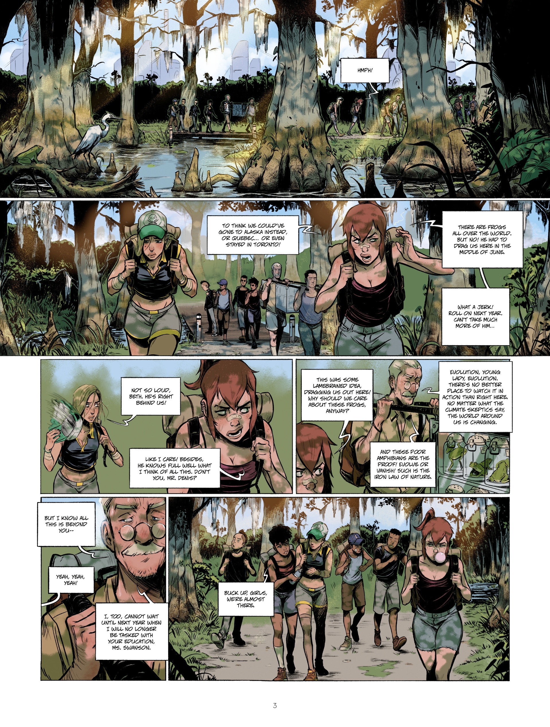 Read online Green Class comic -  Issue #1 - 3