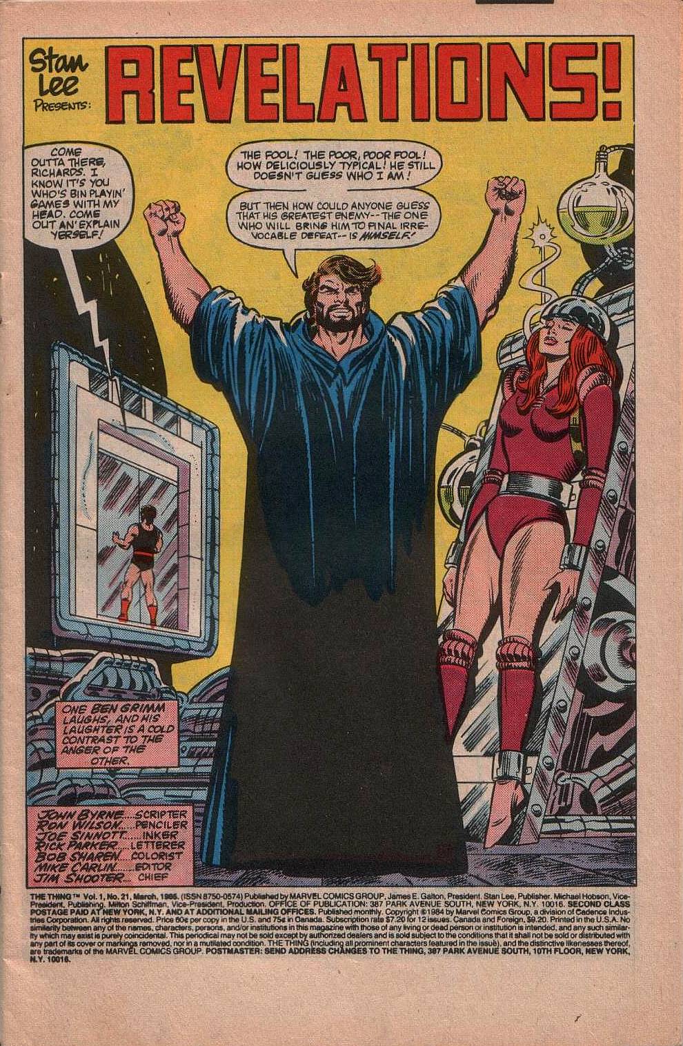 Read online The Thing comic -  Issue #21 - 2