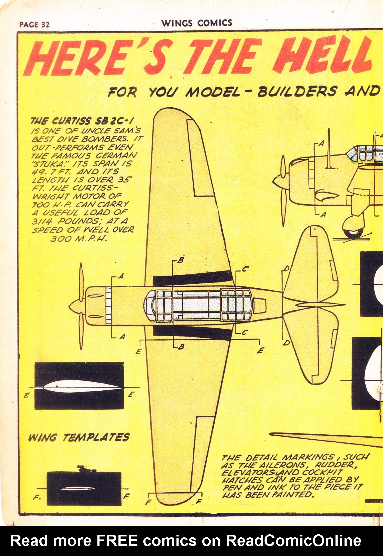 Read online Wings Comics comic -  Issue #26 - 34