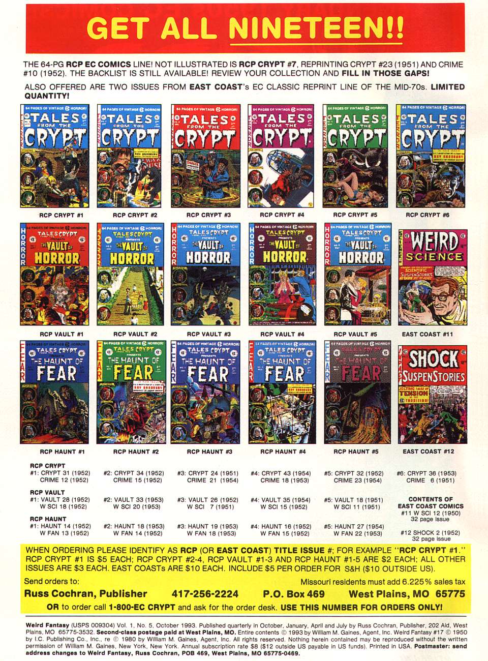 Read online Weird Fantasy (1950) comic -  Issue #5 - 2