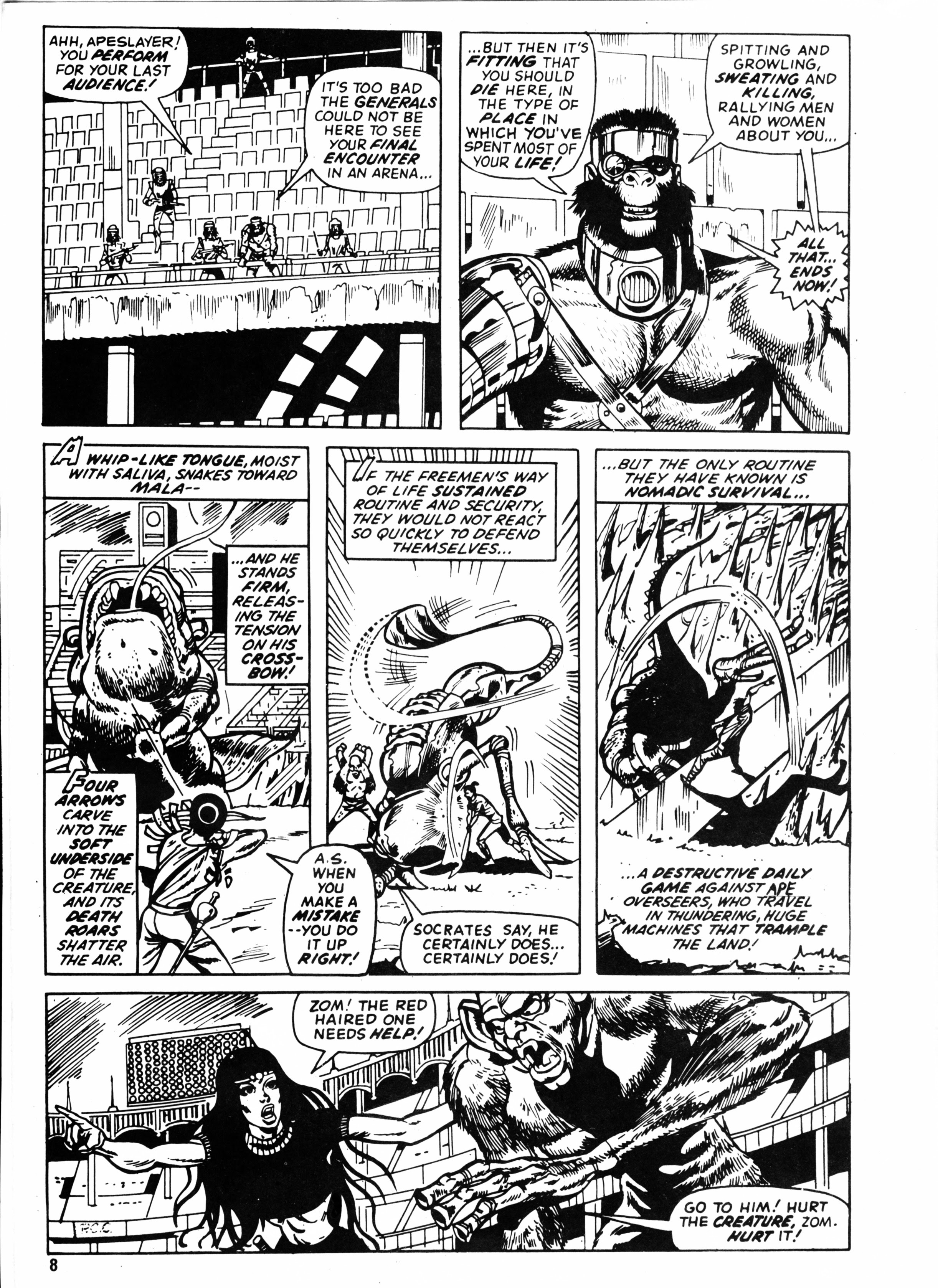 Read online Planet of the Apes (1974) comic -  Issue #30 - 8