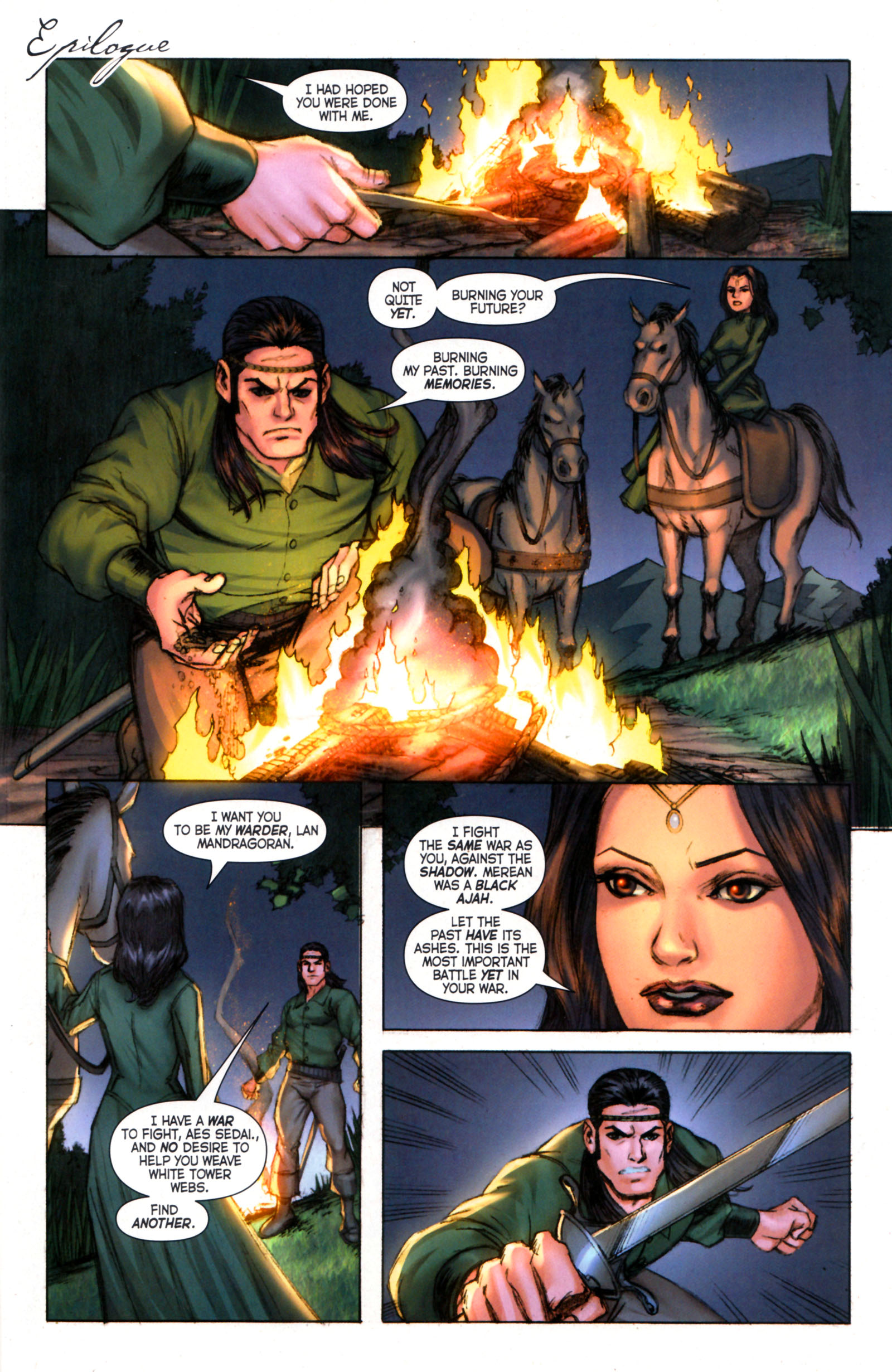 Read online Robert Jordan's The Wheel of Time: New Spring comic -  Issue #8 - 25