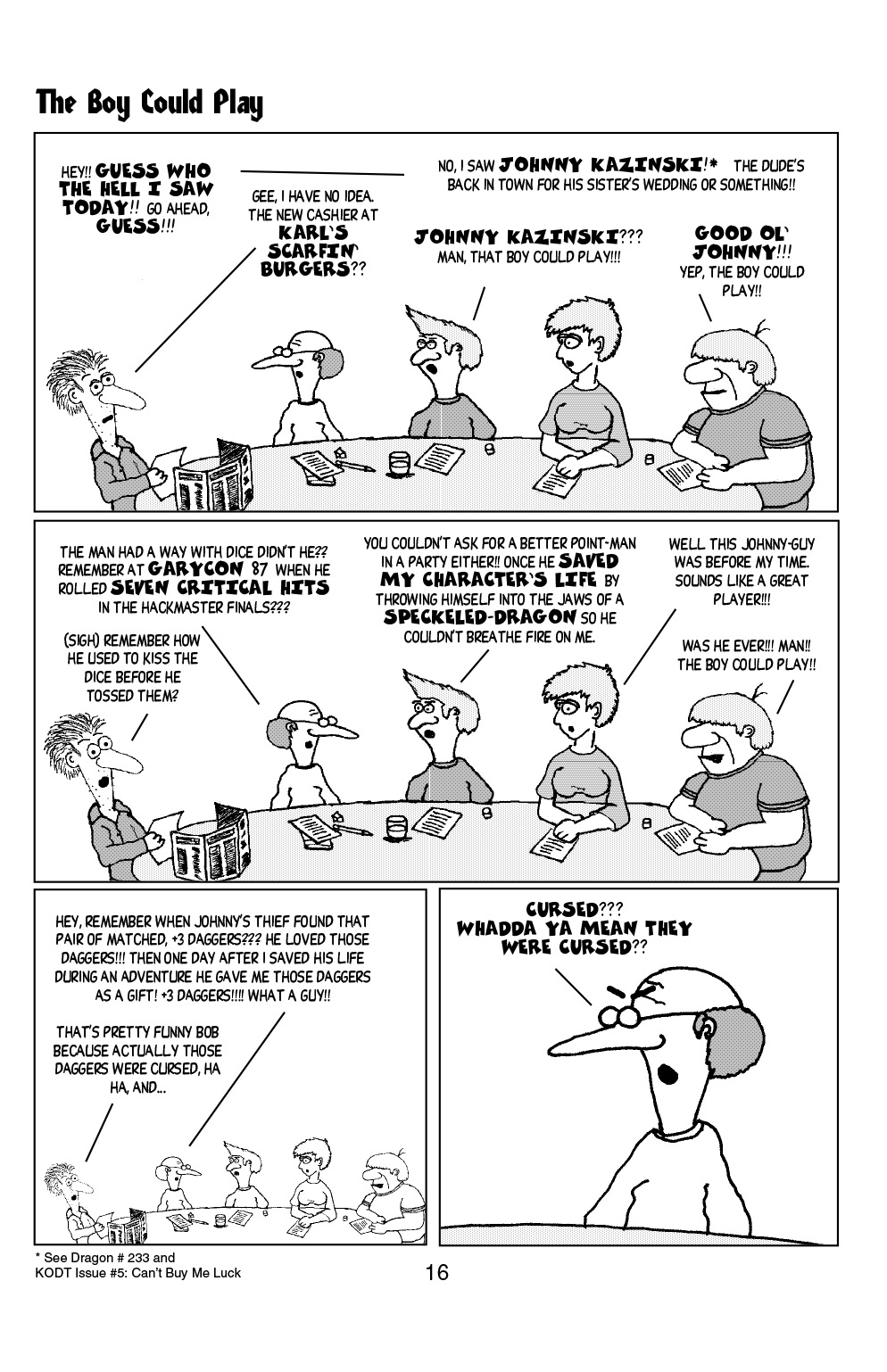 Read online Knights of the Dinner Table comic -  Issue #7 - 18