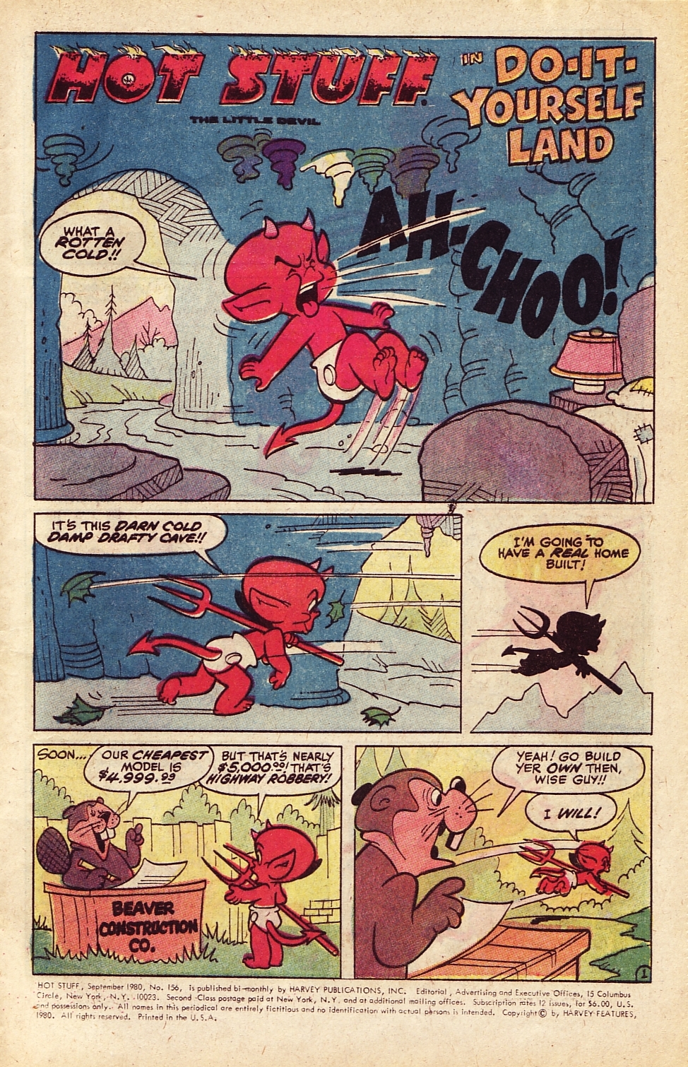 Read online Hot Stuff, the Little Devil comic -  Issue #156 - 5