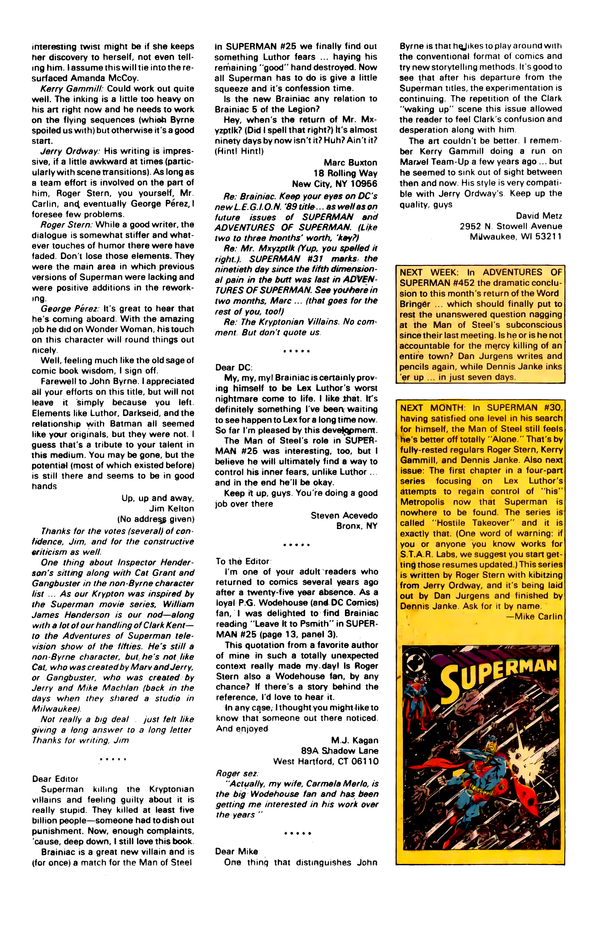 Read online Superman (1987) comic -  Issue #29 - 25