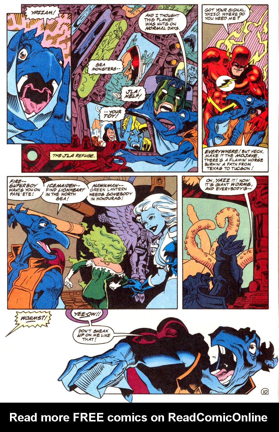 Read online Justice League America comic -  Issue #107 - 11