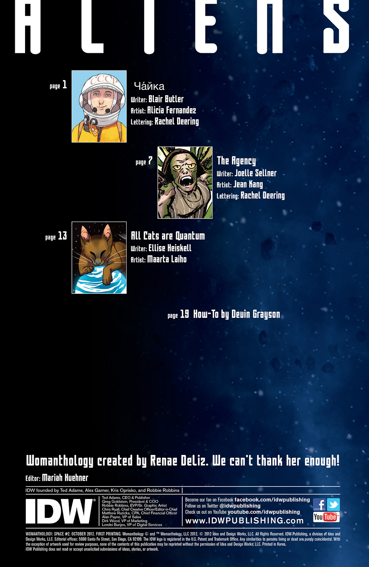 Read online Womanthology: Space comic -  Issue #2 - 2