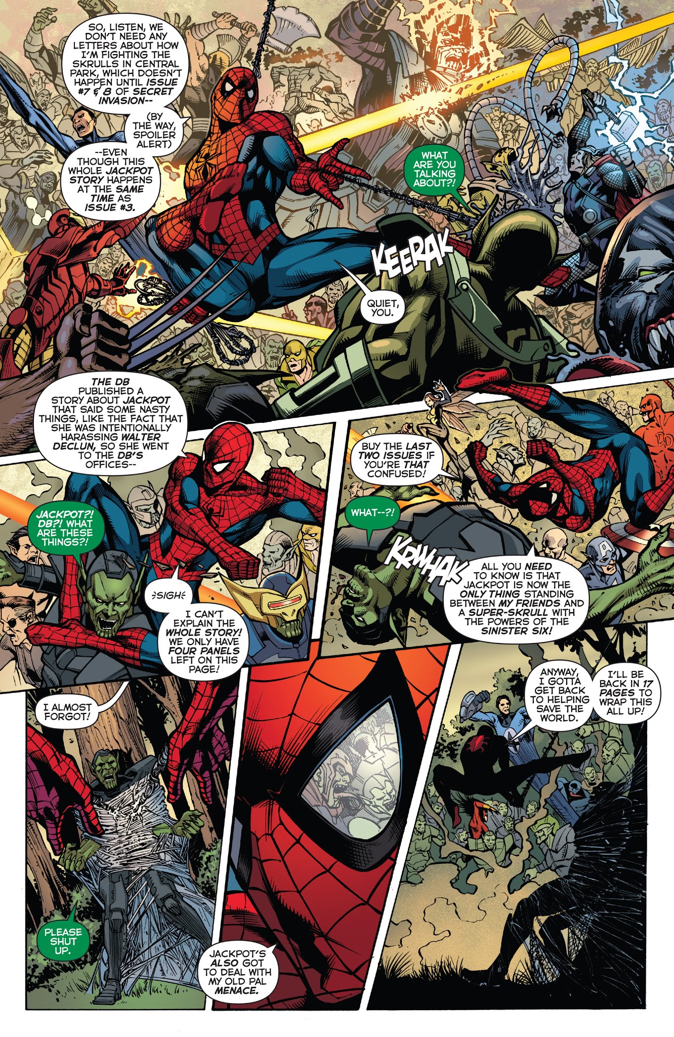 Read online Secret Invasion: The Amazing Spider-Man comic -  Issue #3 - 2