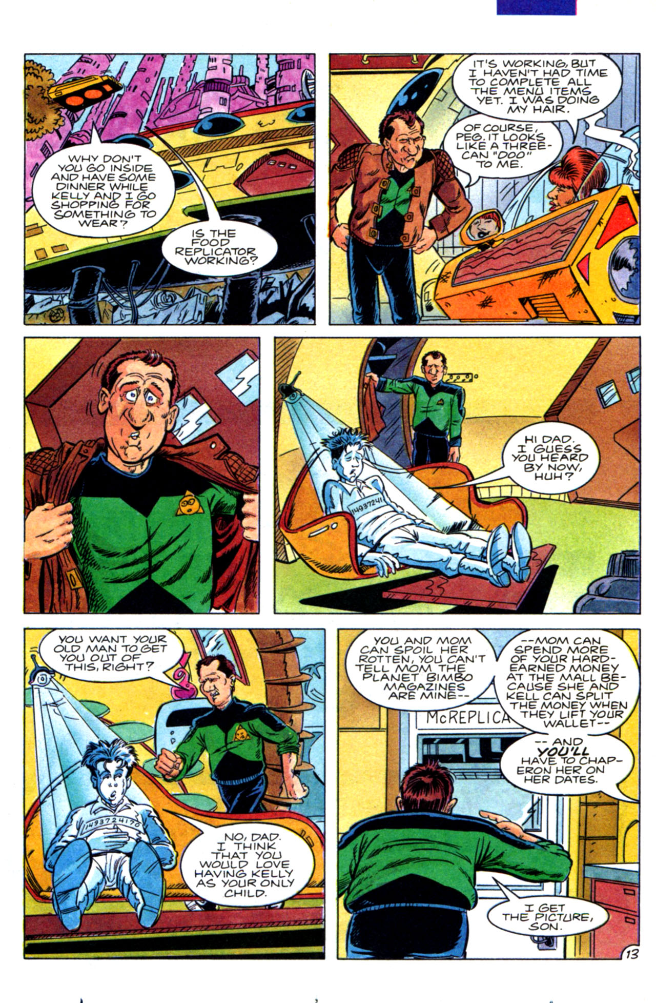 Read online Married... with Children: 2099 comic -  Issue #1 - 17