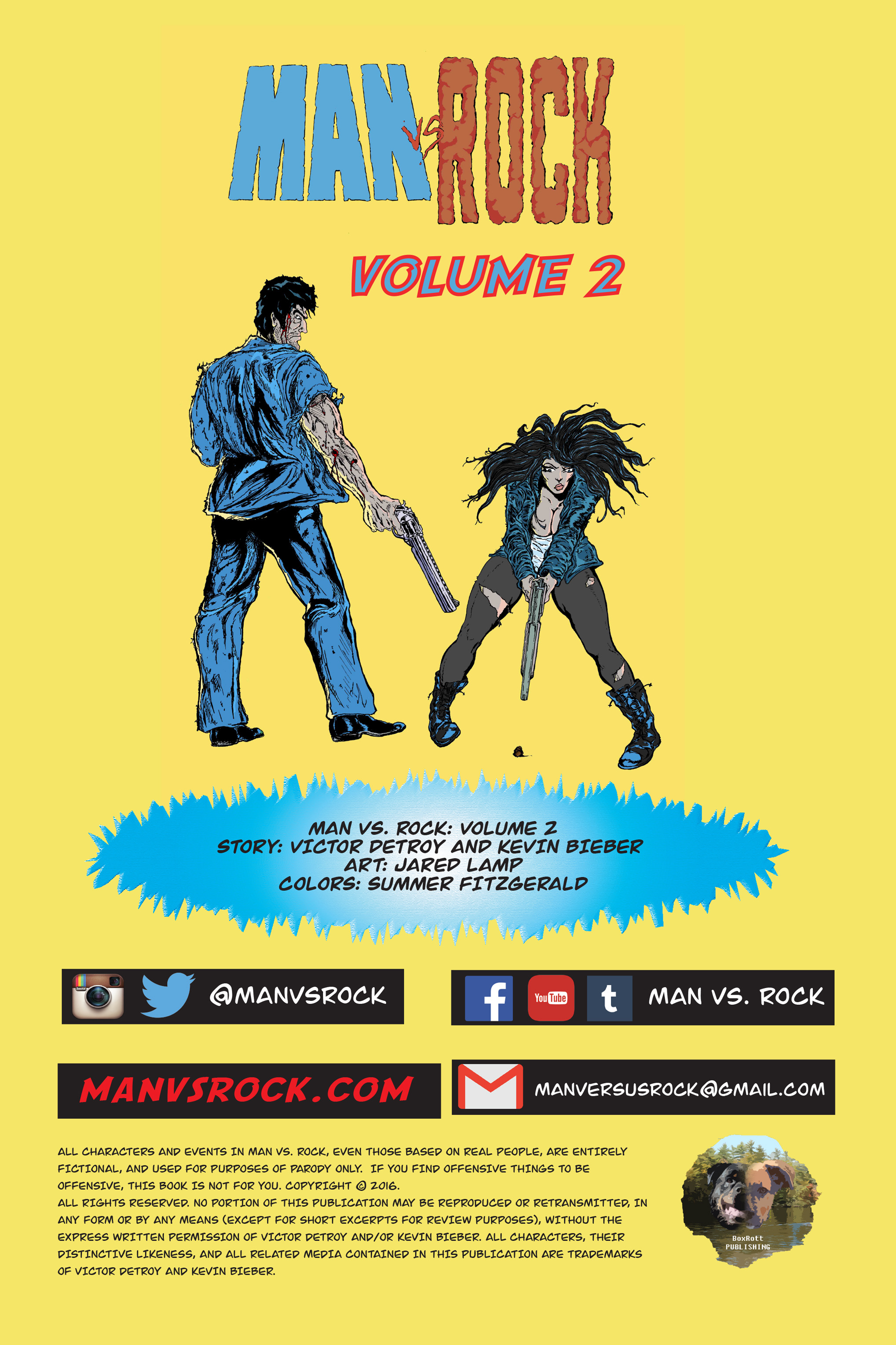 Read online Man vs. Rock comic -  Issue #2 - 2