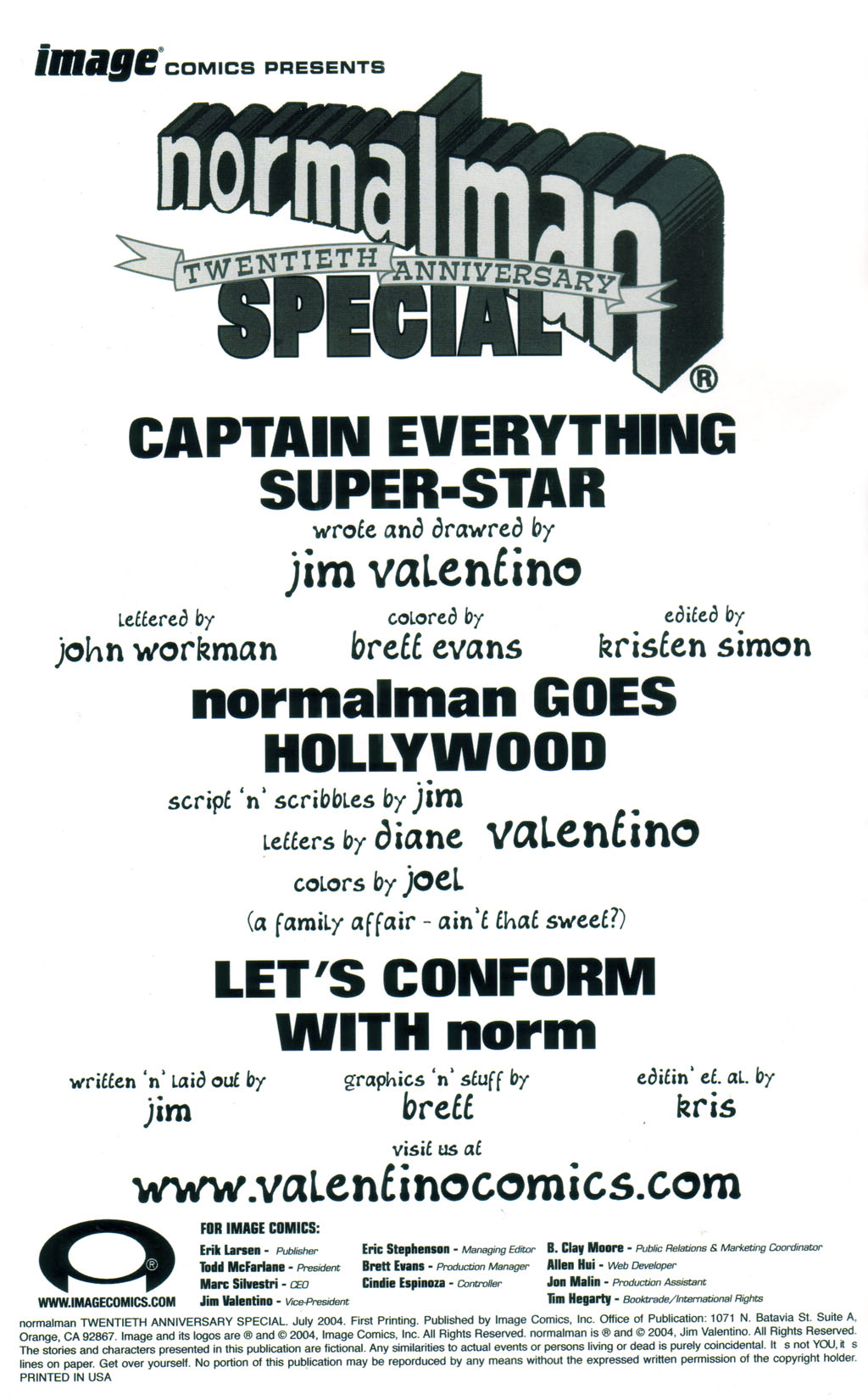 Read online Normalman 20th Anniversary Special comic -  Issue # Full - 2