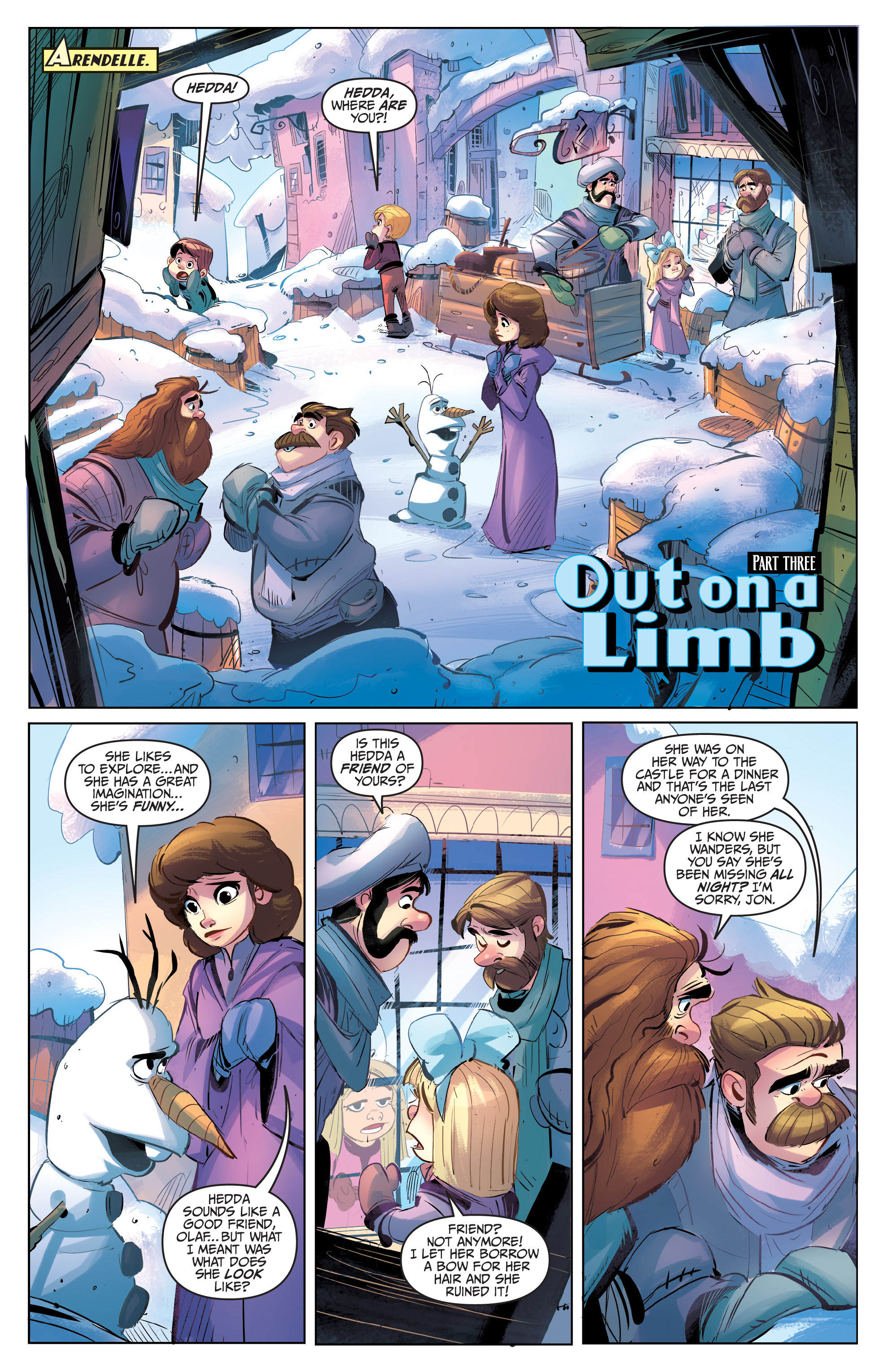 Read online Disney Frozen: The Hero Within comic -  Issue #3 - 3