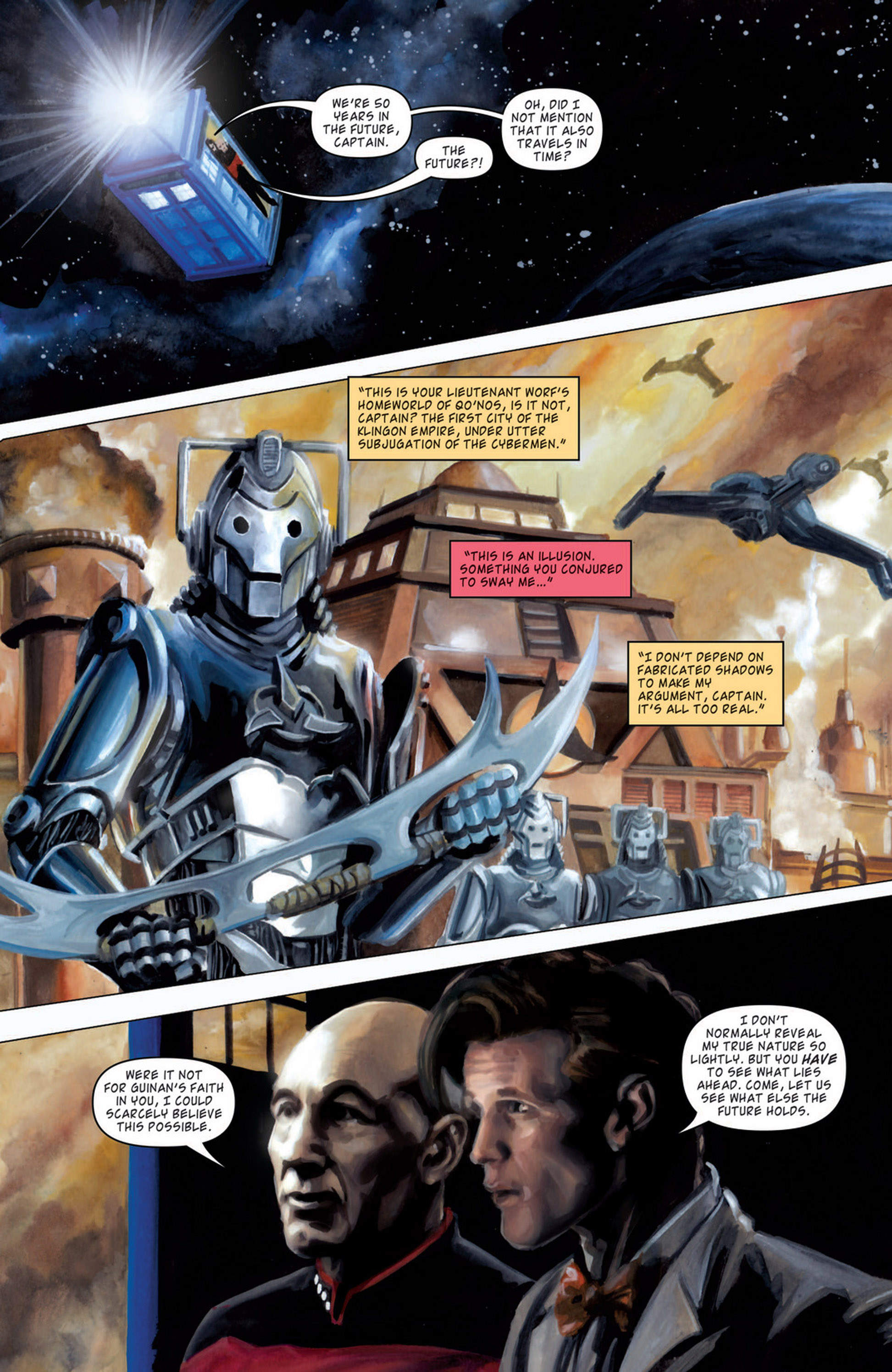 Read online Star Trek: The Next Generation/Doctor Who: Assimilation² comic -  Issue #5 - 22