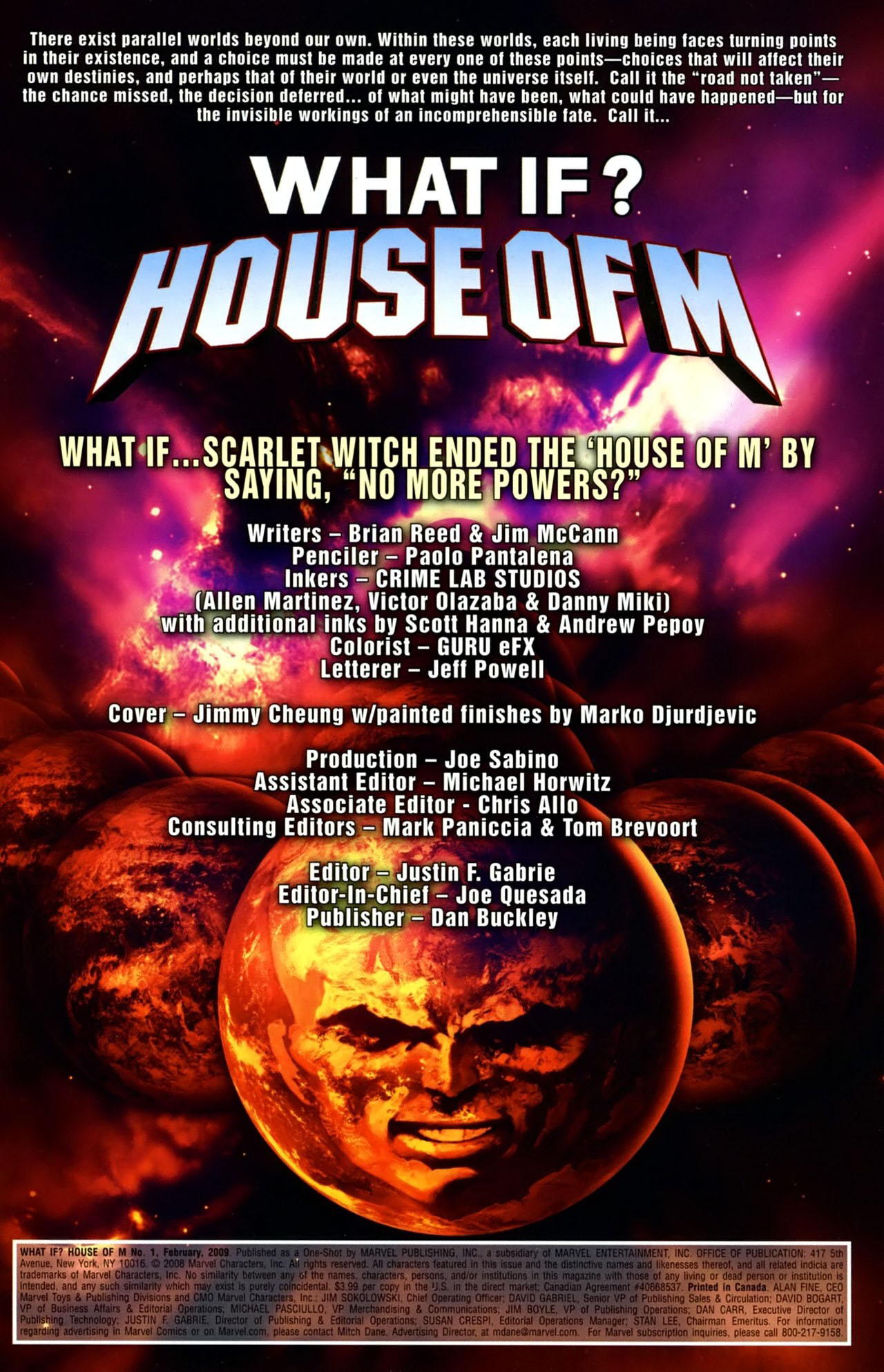 Read online What If? House of M comic -  Issue # Full - 2
