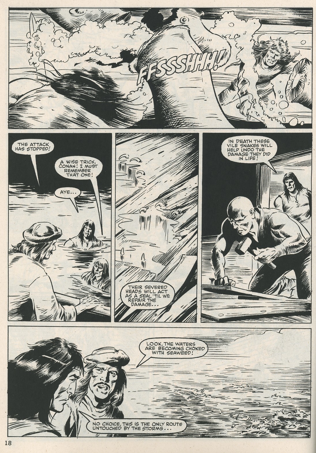 Read online The Savage Sword Of Conan comic -  Issue #115 - 18