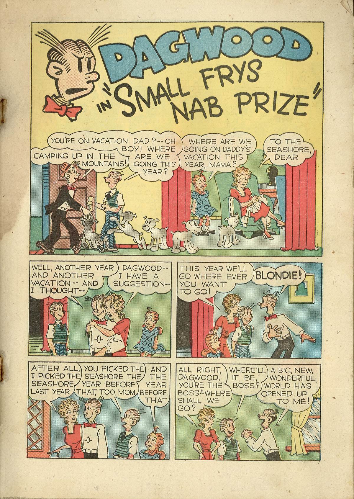 Read online Blondie Comics (1947) comic -  Issue #12 - 3