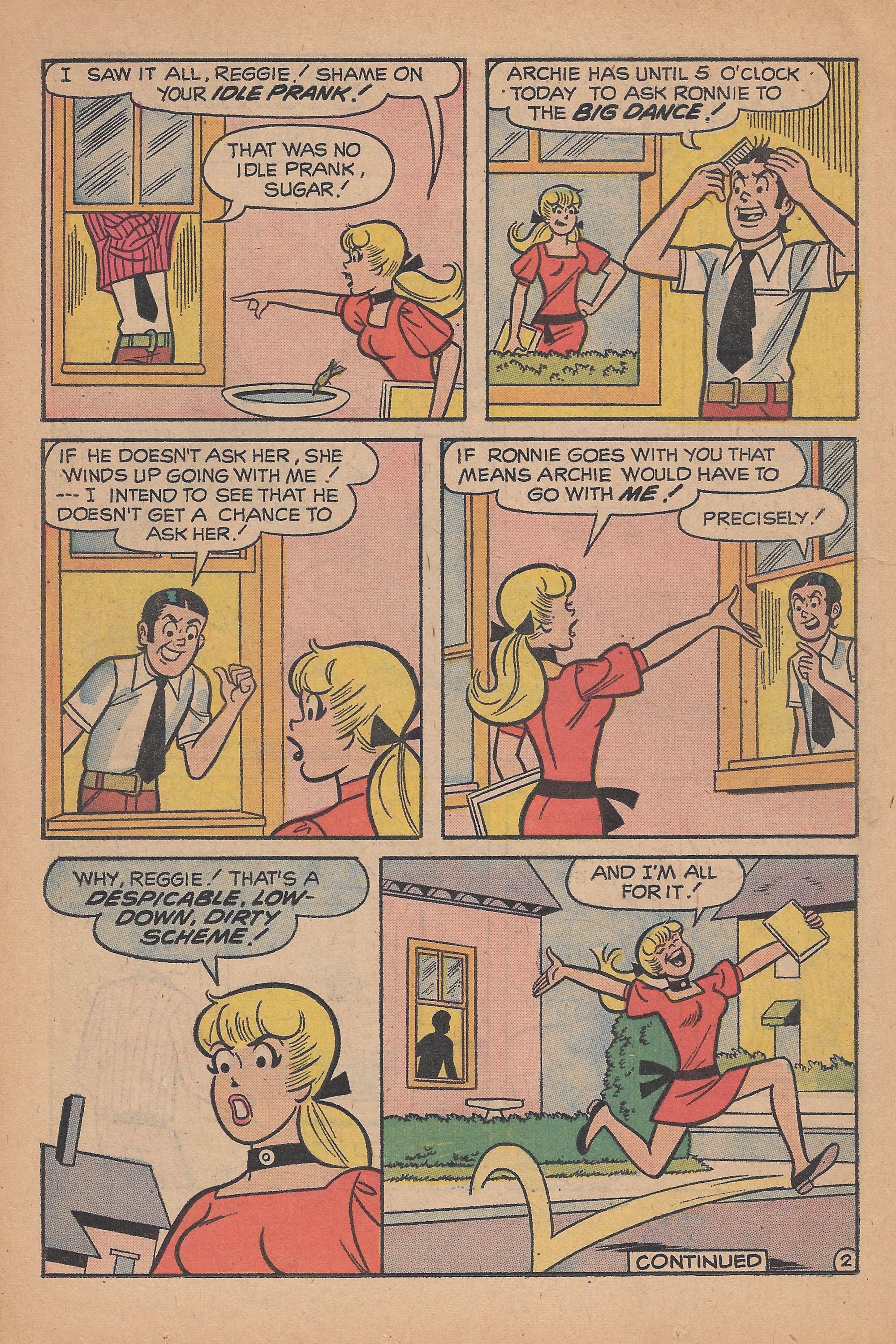 Read online Reggie and Me (1966) comic -  Issue #63 - 14