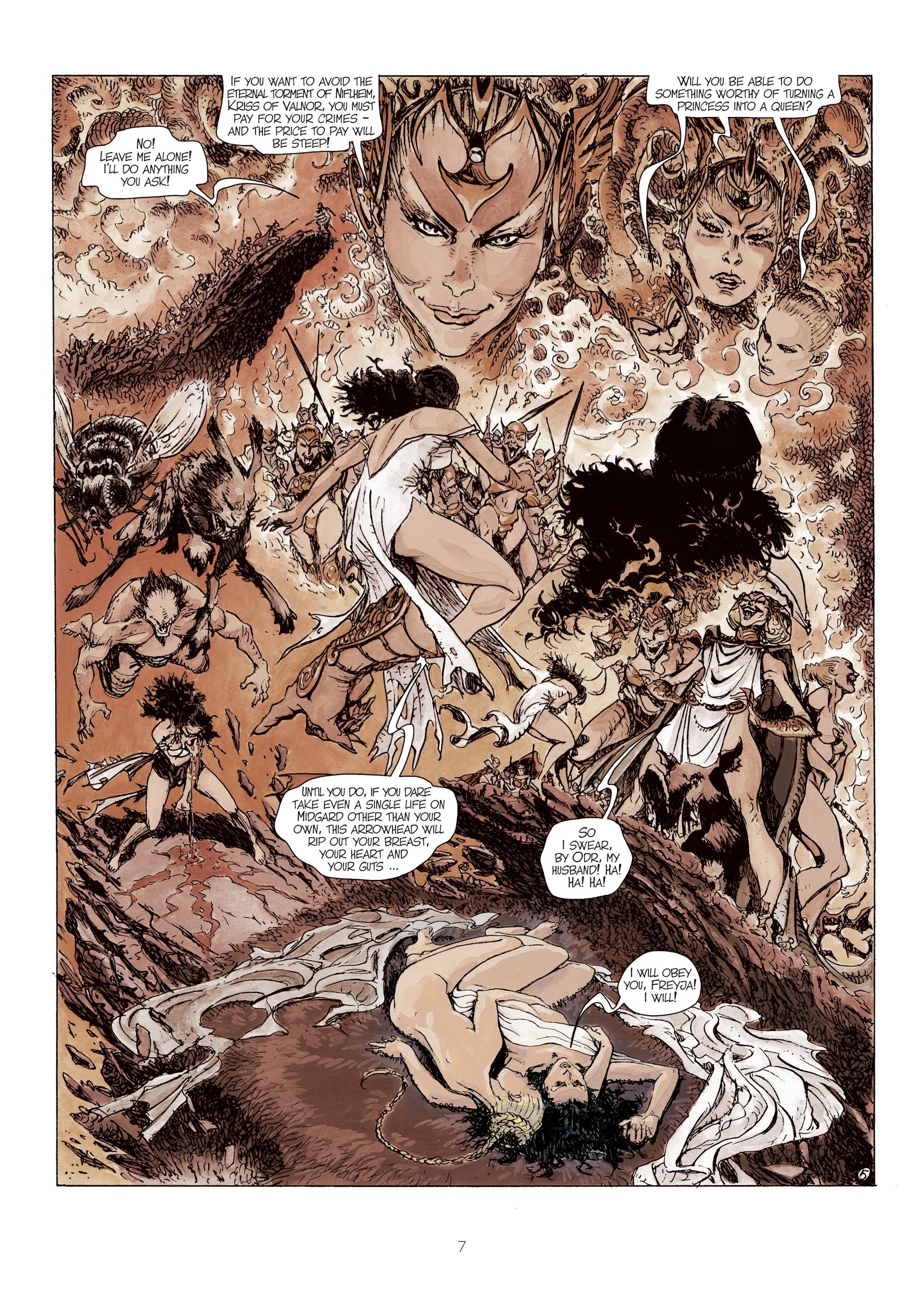 Read online The World of Thorgal: Kriss of Valnor: Worthy of a Queen comic -  Issue # Full - 9