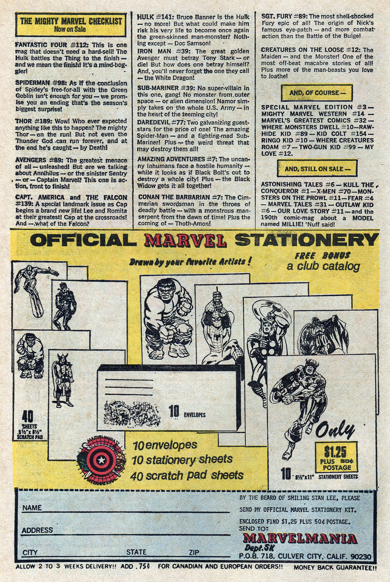 Read online Amazing Adventures (1970) comic -  Issue #7 - 10