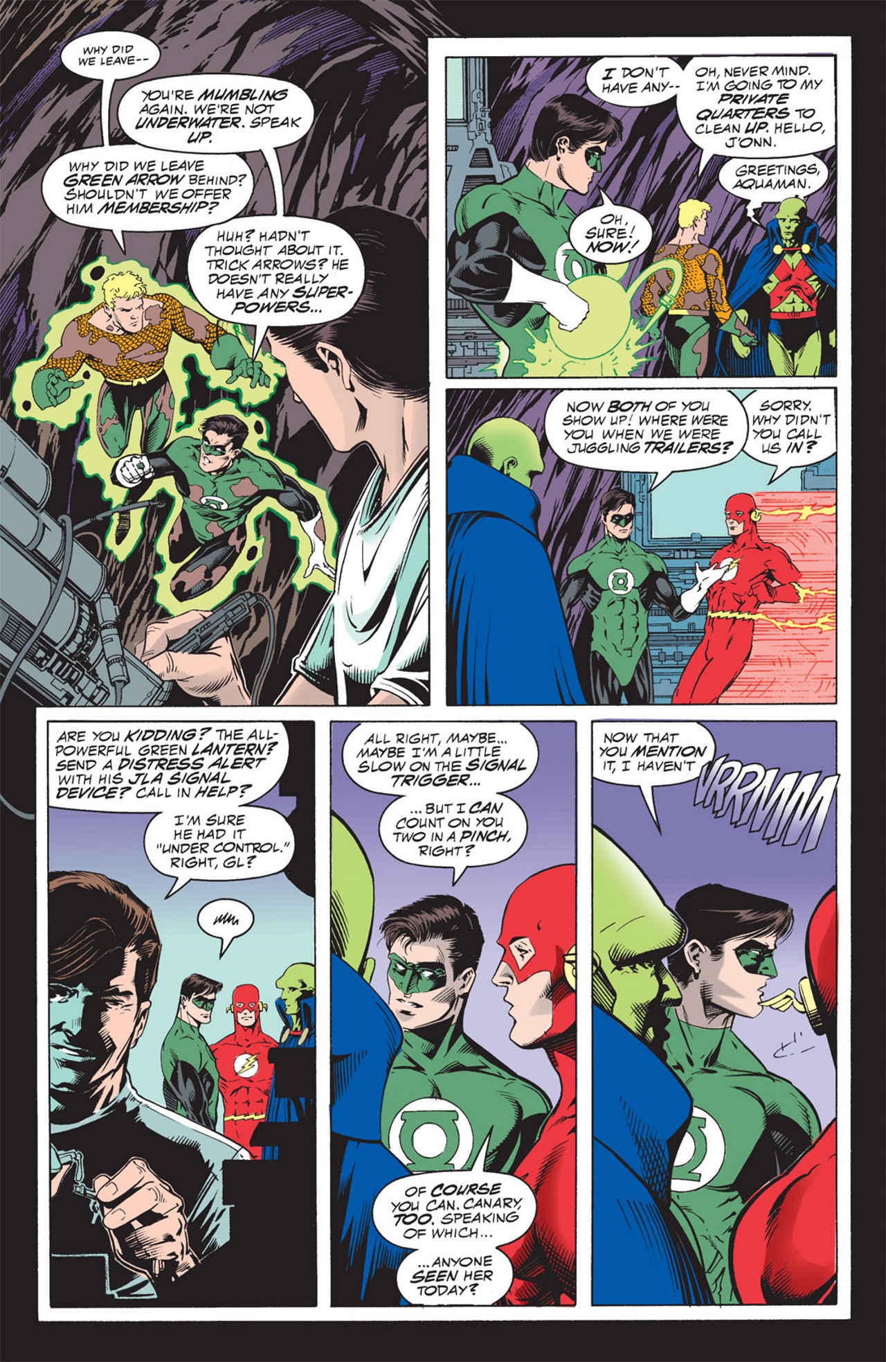 Read online JLA: Year One comic -  Issue #5 - 8