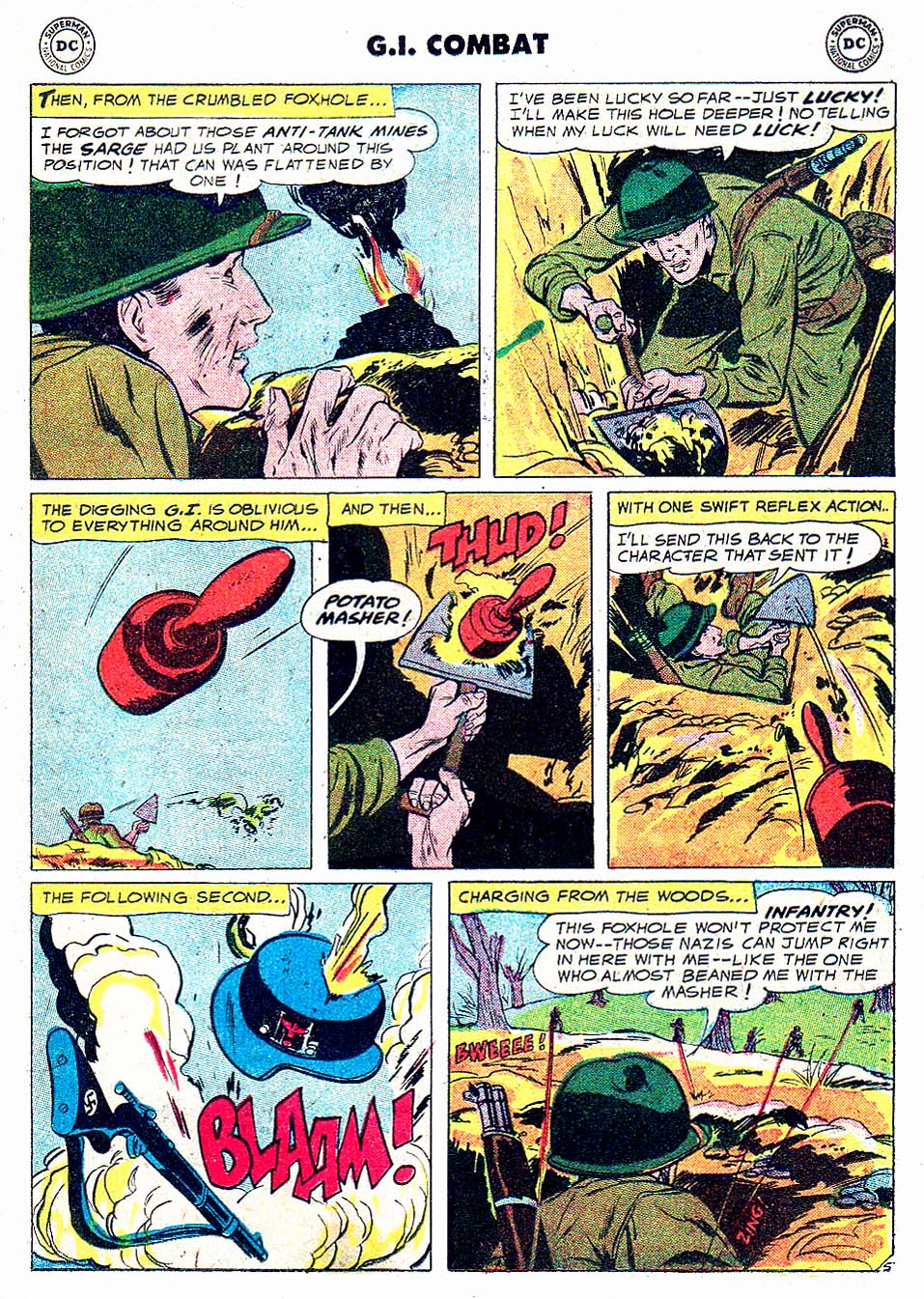 Read online G.I. Combat (1952) comic -  Issue #46 - 23