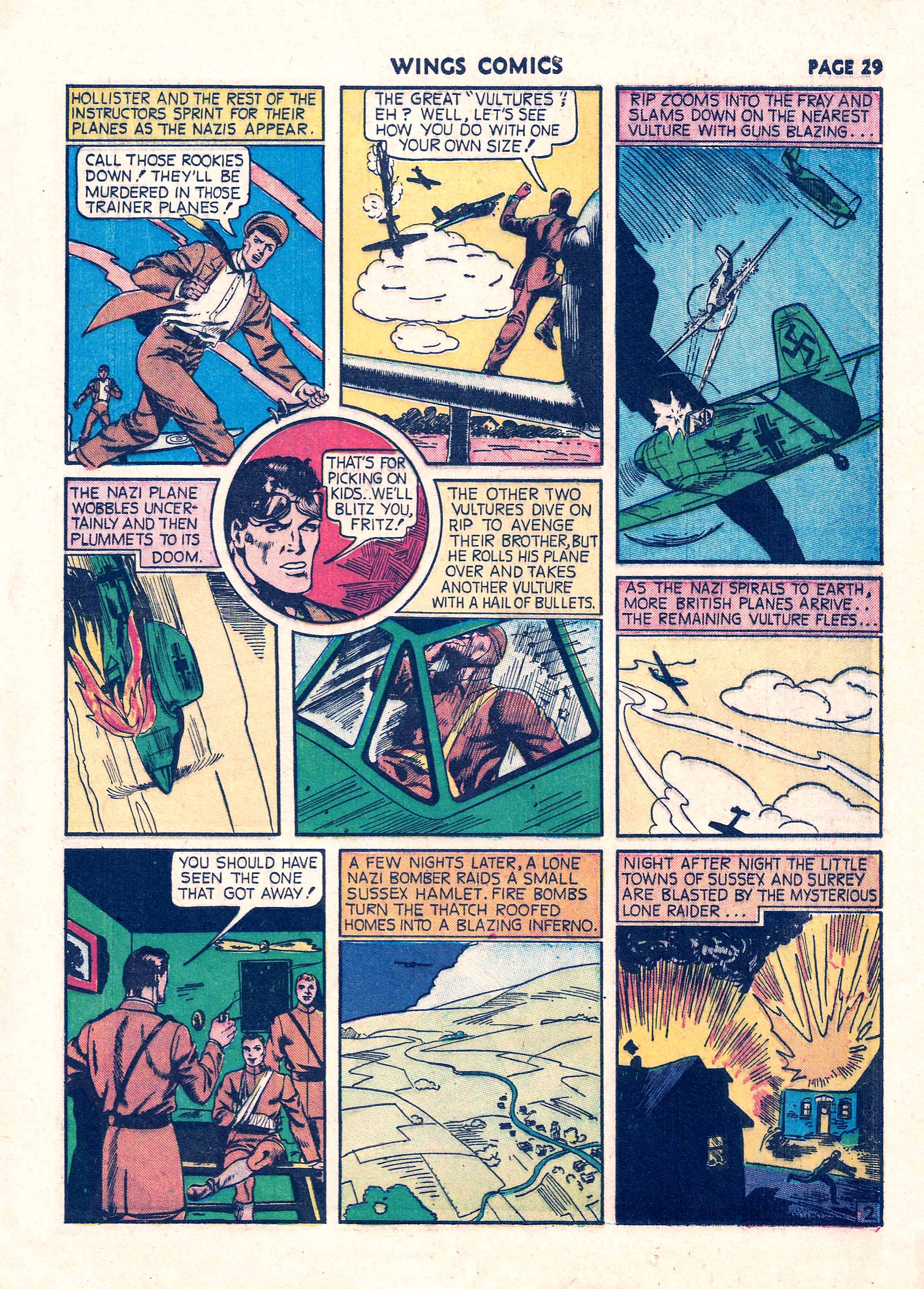 Read online Wings Comics comic -  Issue #9 - 31