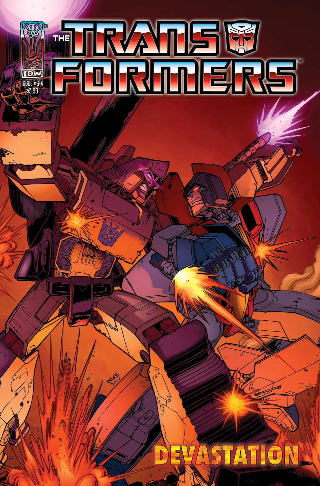 Read online The Transformers: Devastation comic -  Issue #6 - 1