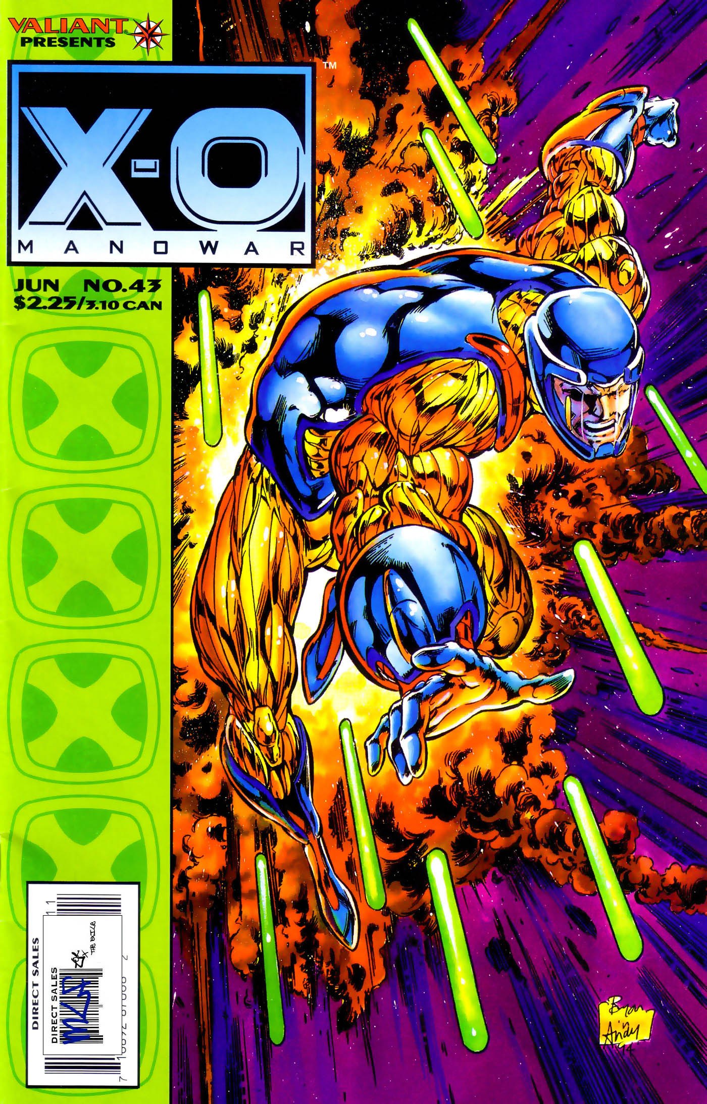 Read online X-O Manowar (1992) comic -  Issue #43 - 1