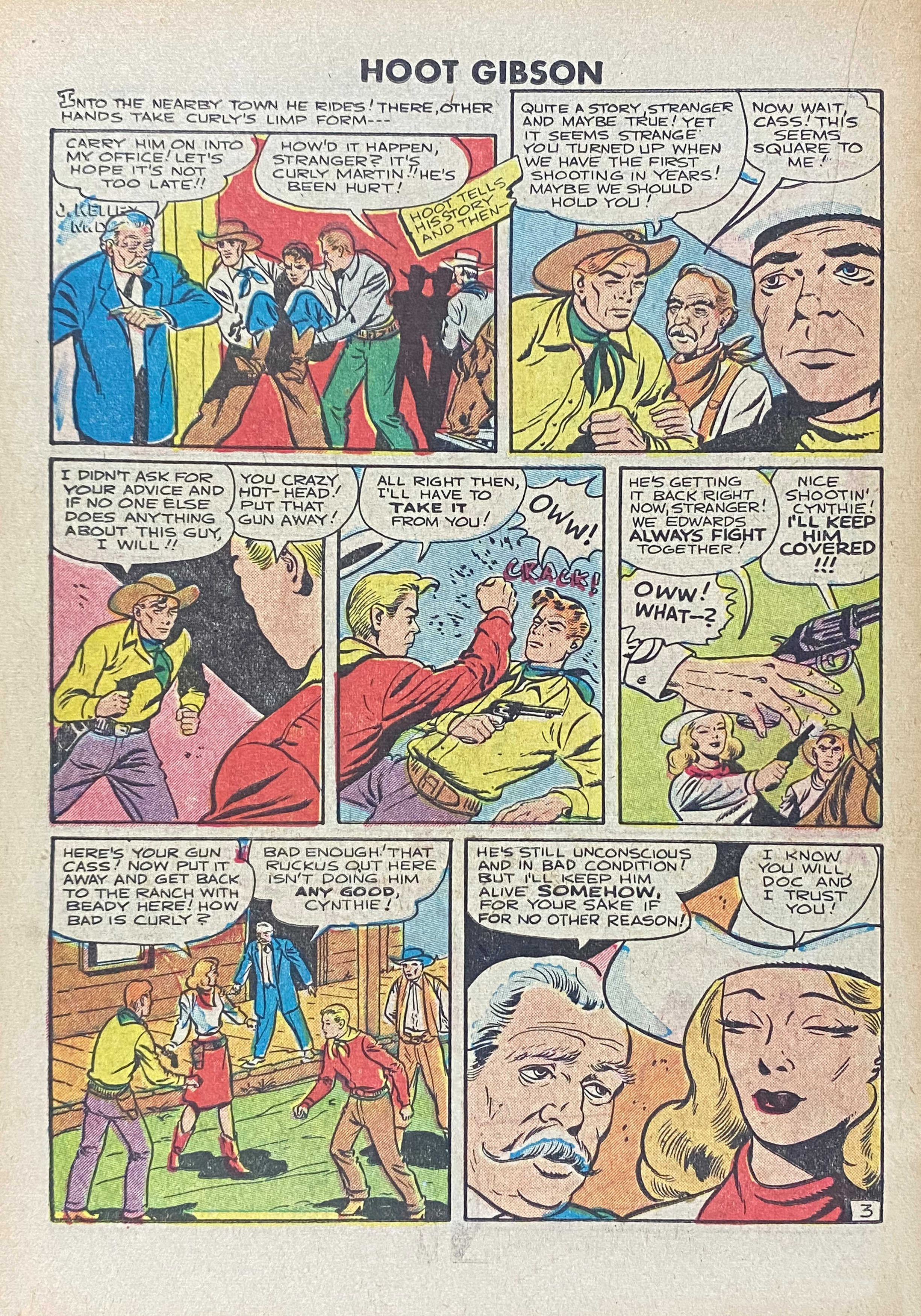 Read online Hoot Gibson comic -  Issue #3 - 22