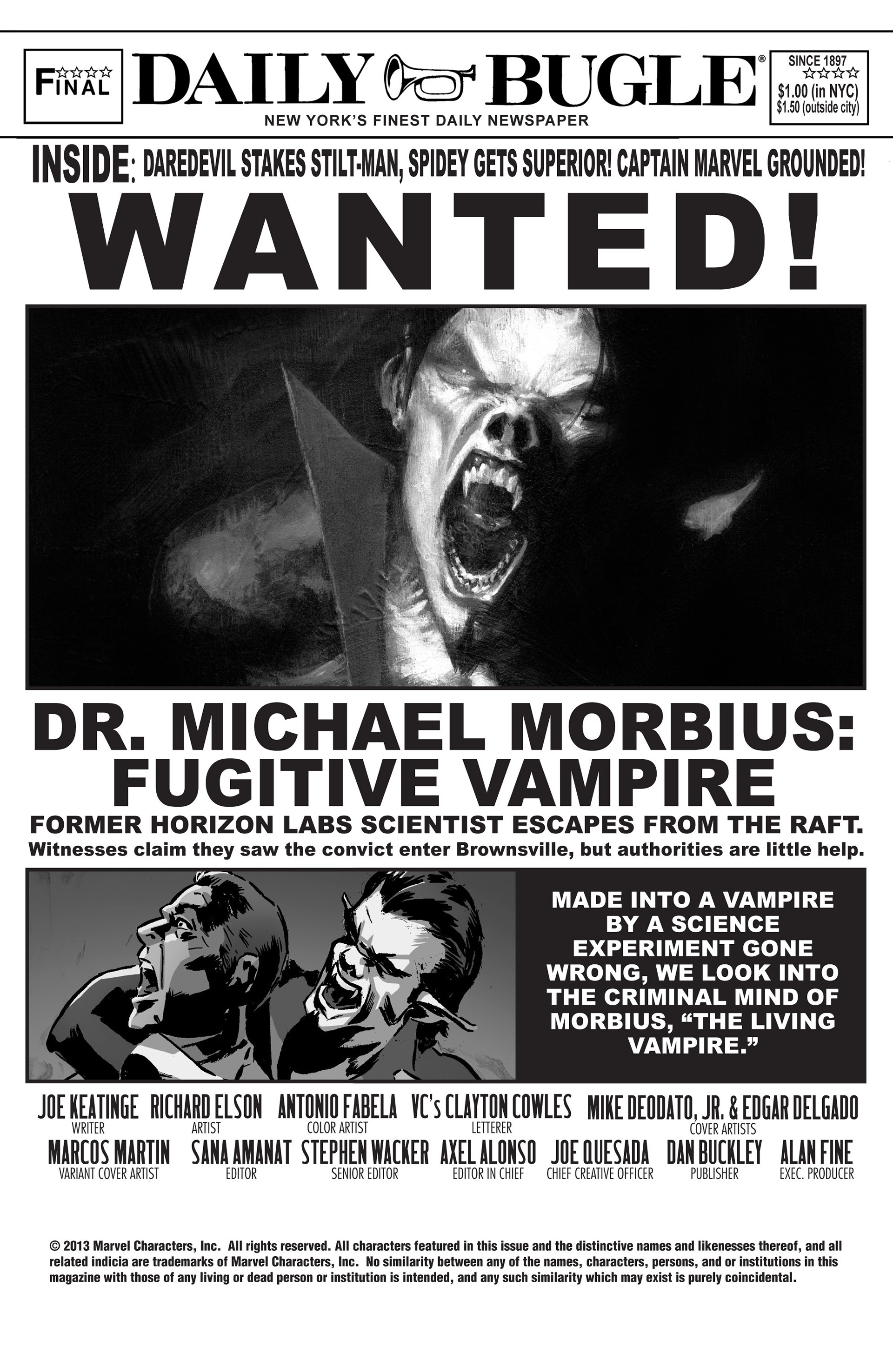 Read online Morbius: The Living Vampire comic -  Issue #2 - 2