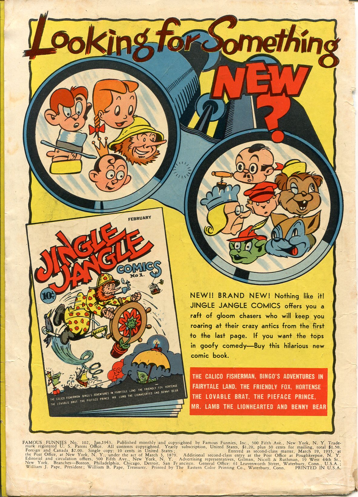 Read online Famous Funnies comic -  Issue #102 - 2