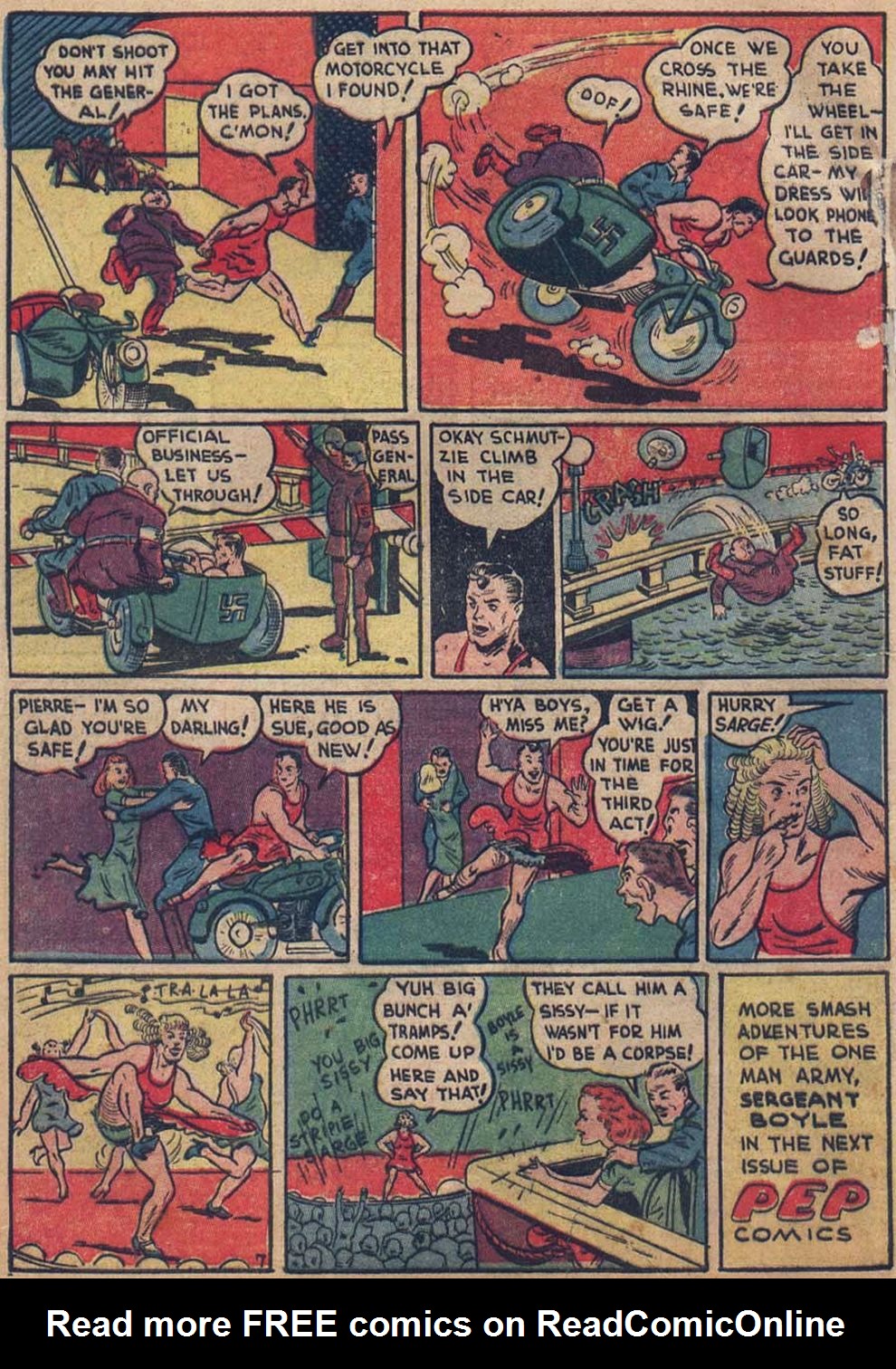 Read online Pep Comics comic -  Issue #6 - 42