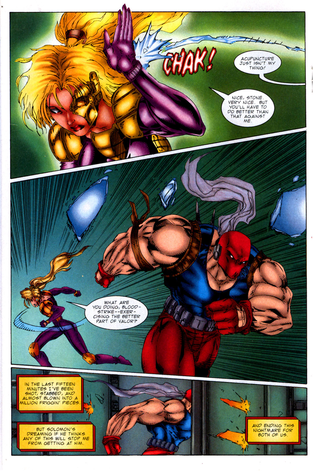 Read online Bloodstrike: Assassin comic -  Issue #3 - 16