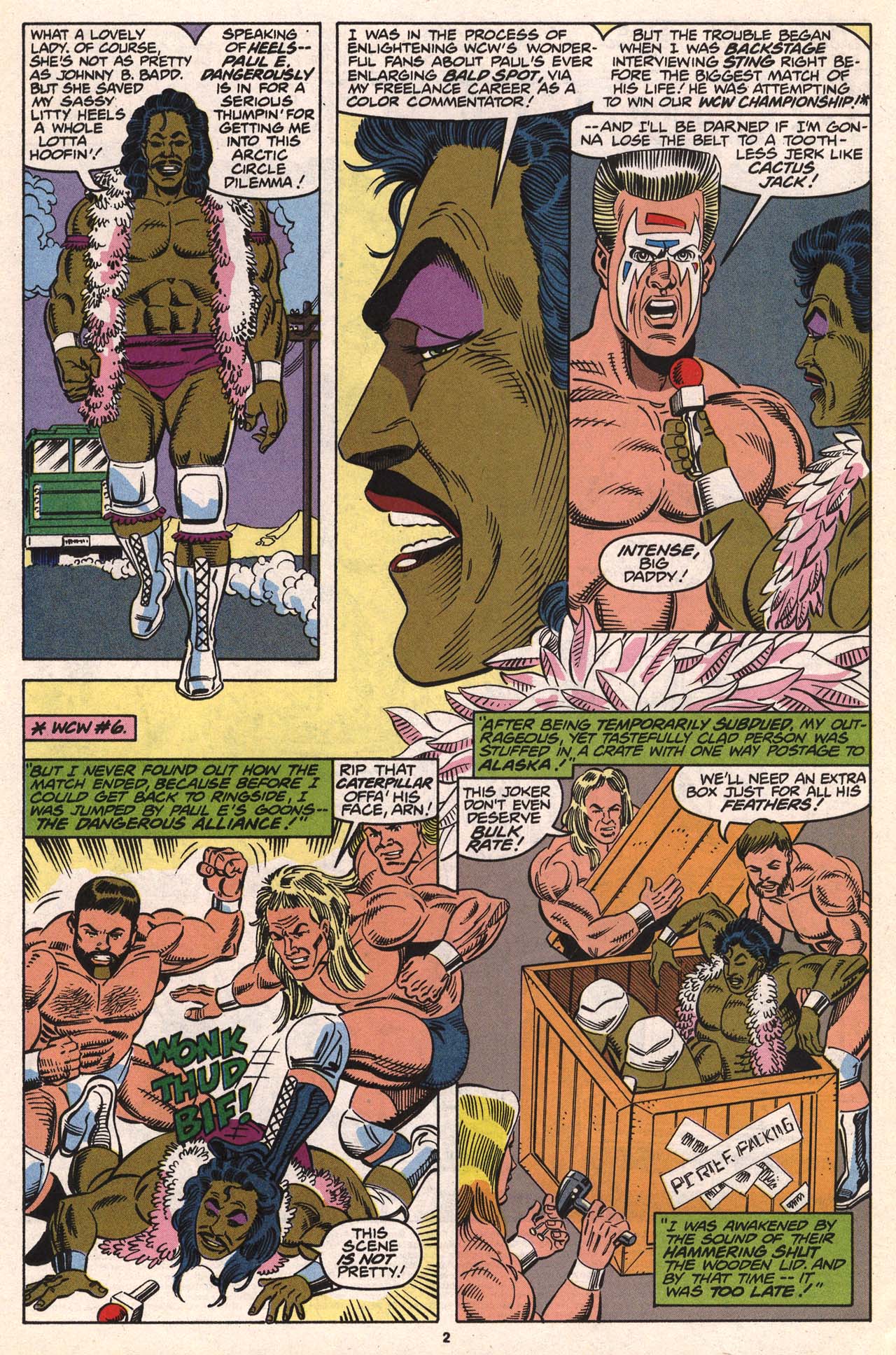 Read online WCW World Championship Wrestling comic -  Issue #9 - 4