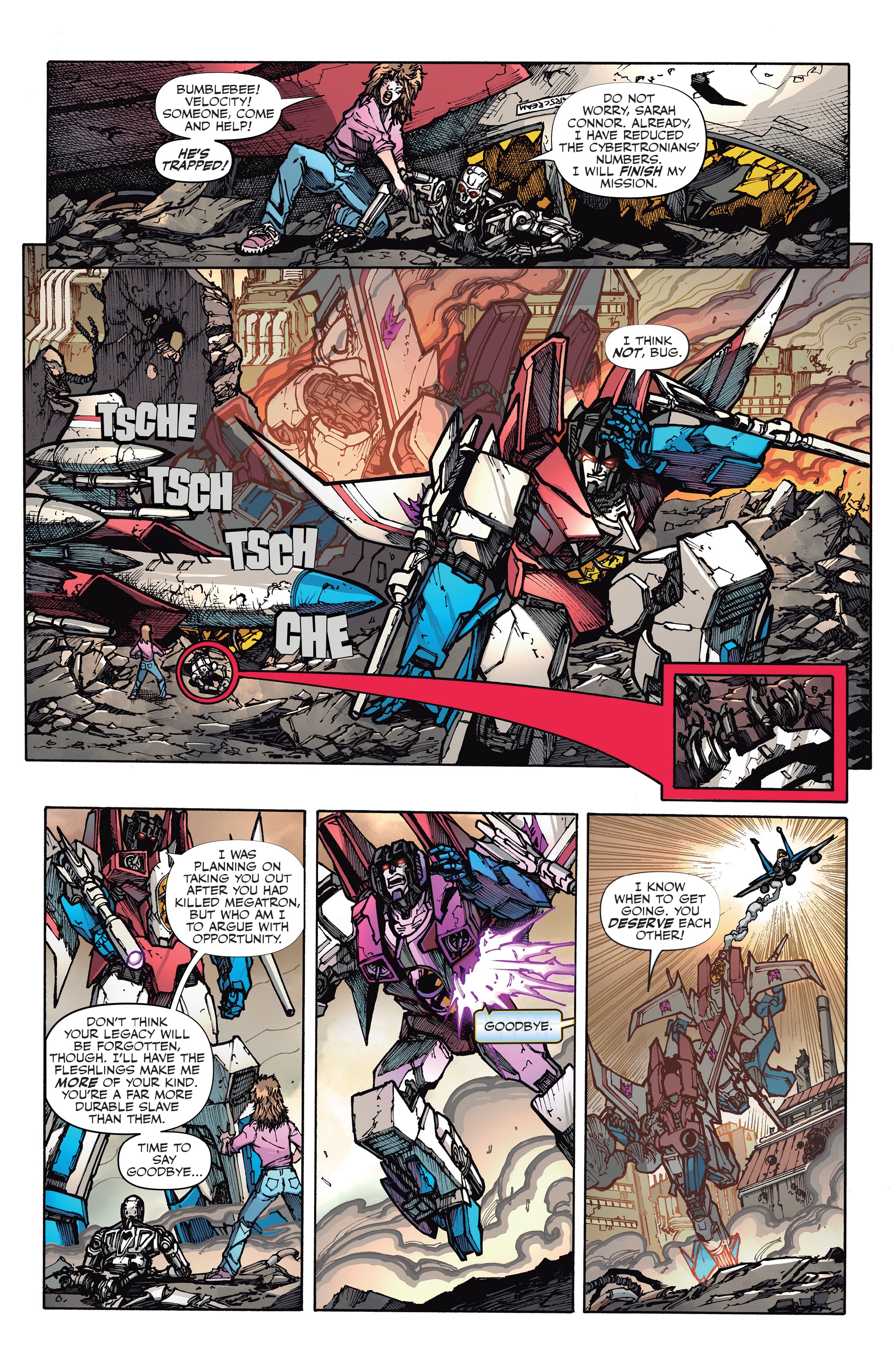 Read online Transformers vs. the Terminator comic -  Issue #4 - 13
