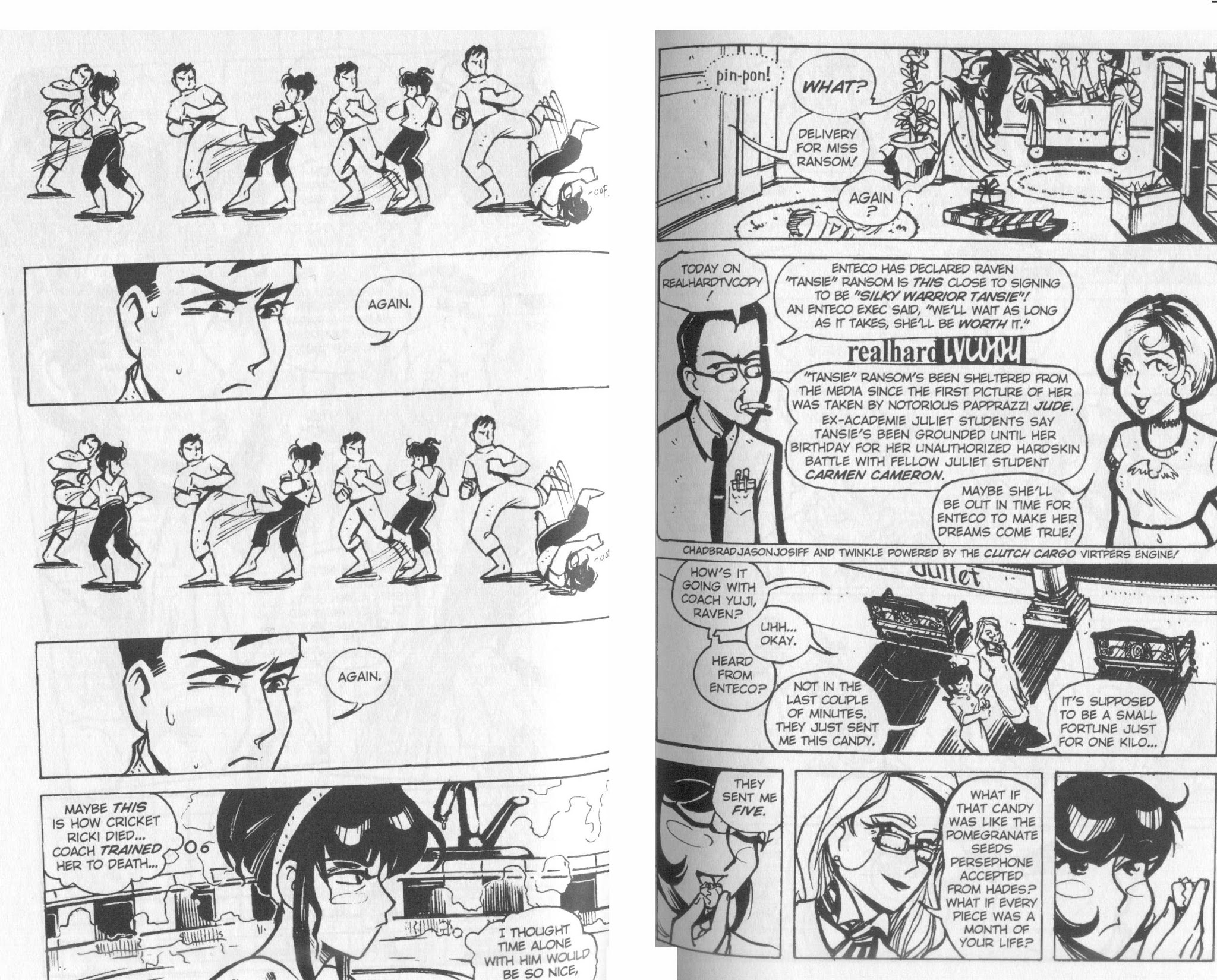Read online Rumble Girls: Silky Warrior Tansie comic -  Issue #3 - 2
