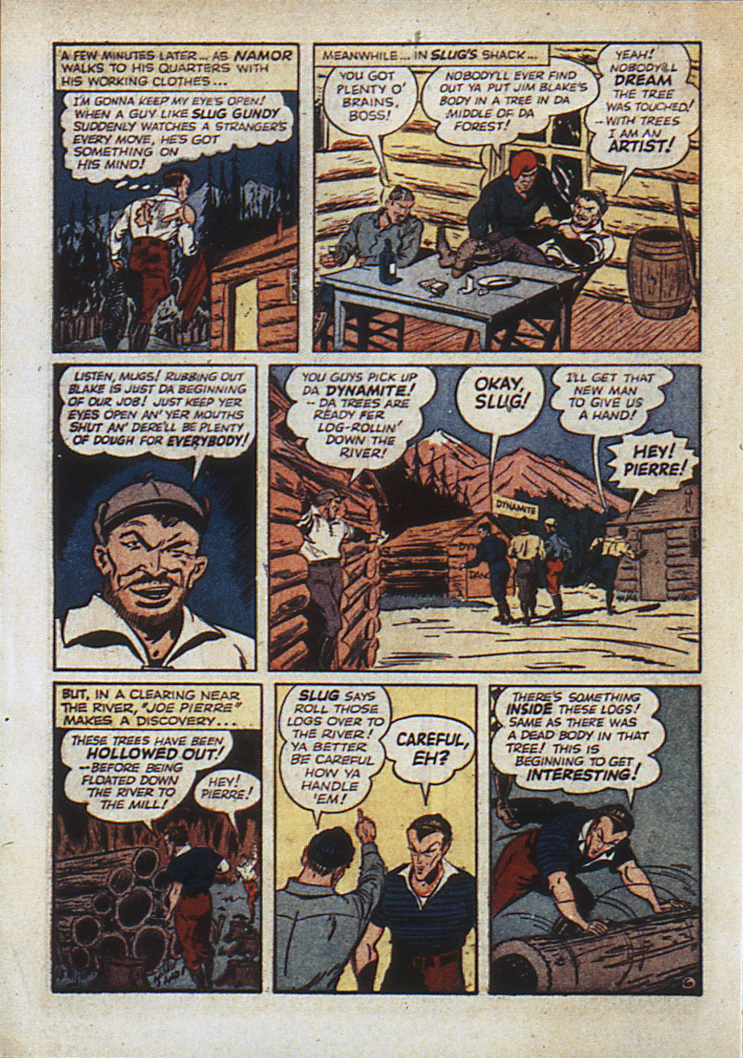 Read online Sub-Mariner Comics comic -  Issue #6 - 9