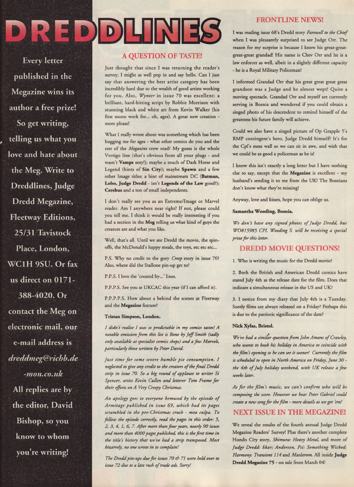 Read online Judge Dredd: The Megazine (vol. 2) comic -  Issue #74 - 40
