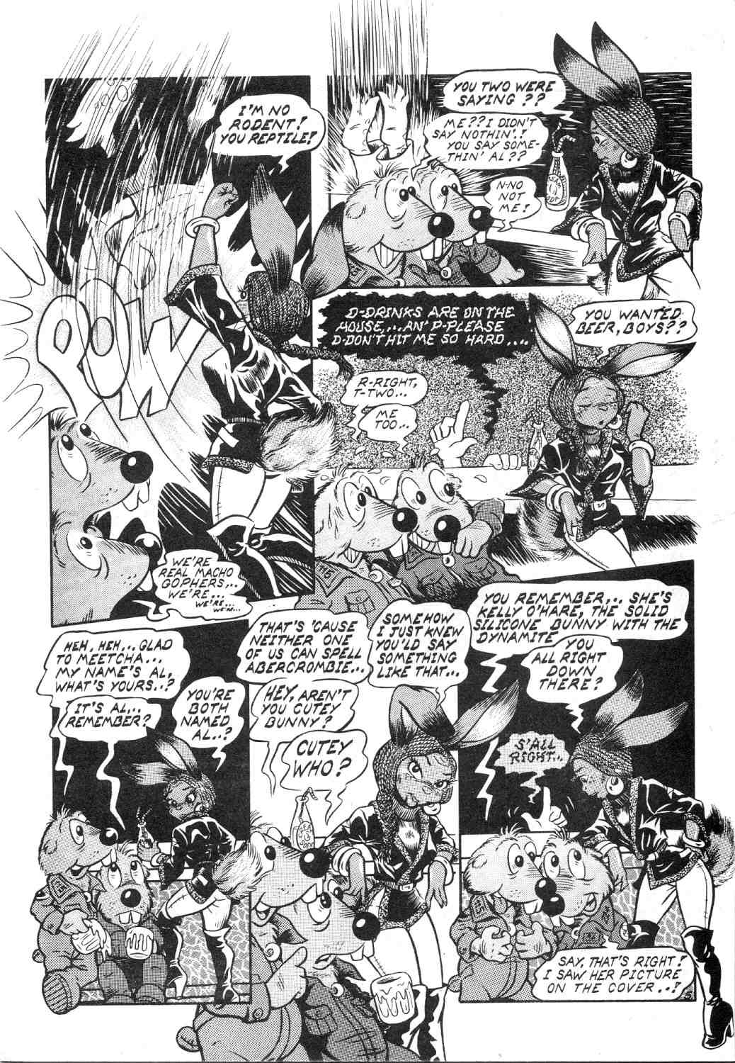 Read online Army  Surplus Komikz Featuring: Cutey Bunny comic -  Issue #1 - 21