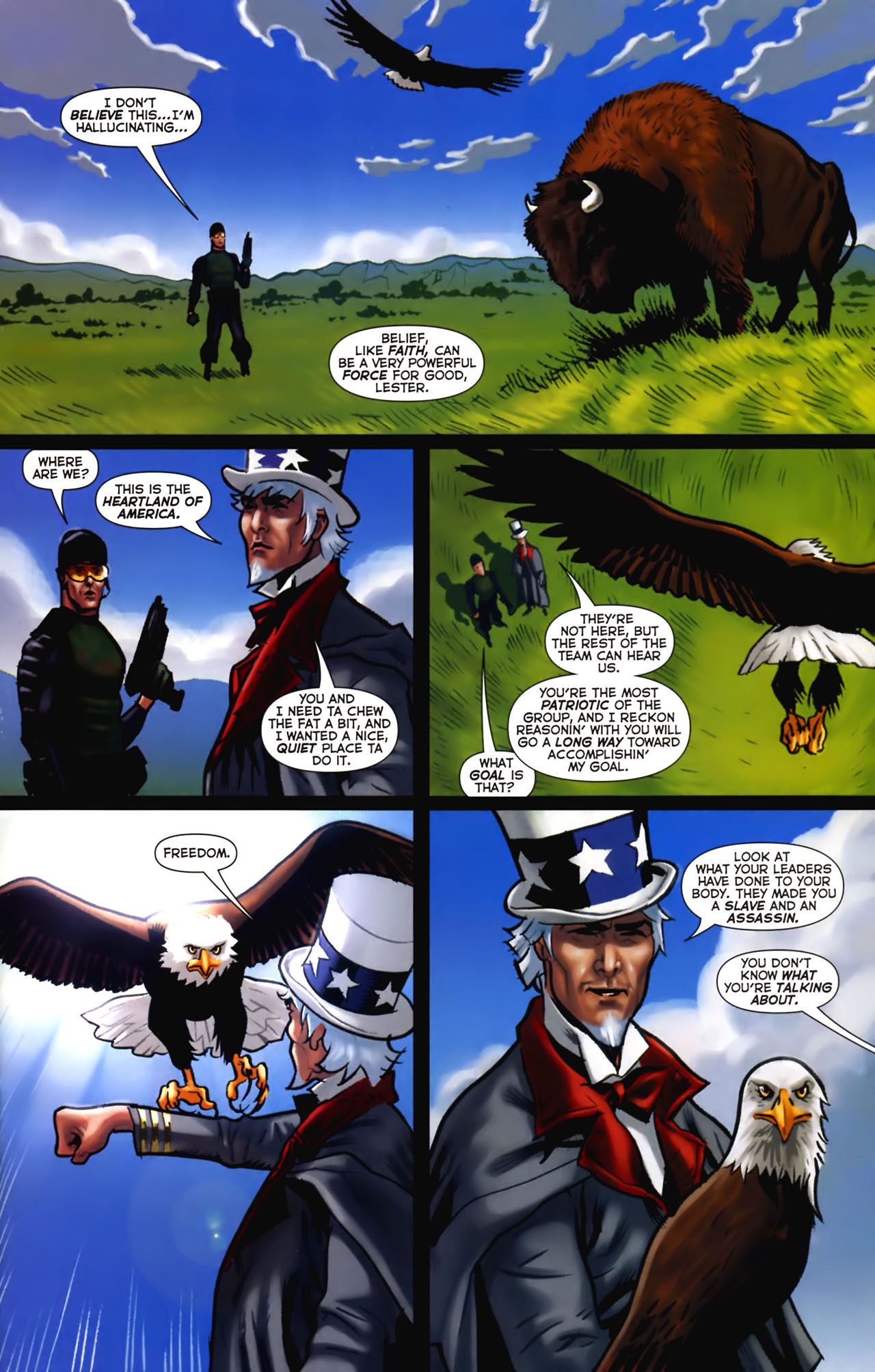 Read online Uncle Sam and the Freedom Fighters (2006) comic -  Issue #2 - 10
