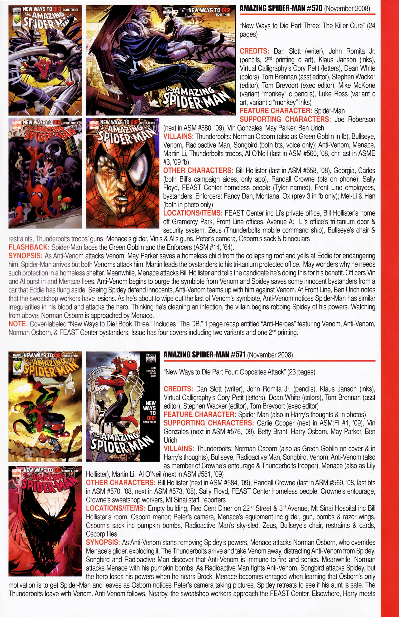 Read online Official Index to the Marvel Universe comic -  Issue #13 - 23
