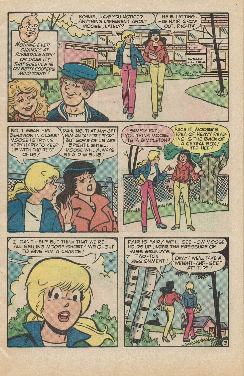 Read online Archie at Riverdale High (1972) comic -  Issue #98 - 5