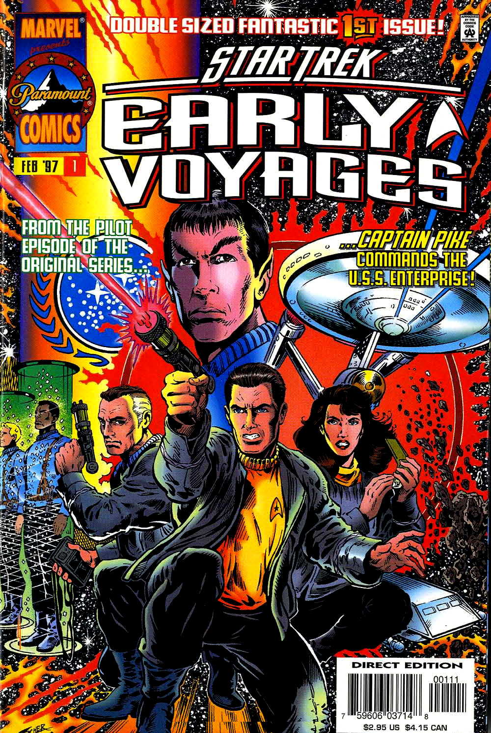 Read online Star Trek: Early Voyages comic -  Issue #1 - 1