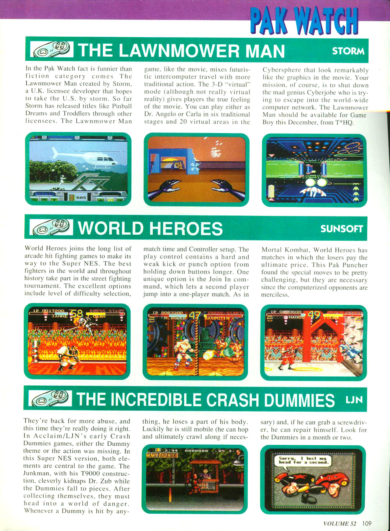 Read online Nintendo Power comic -  Issue #52 - 113
