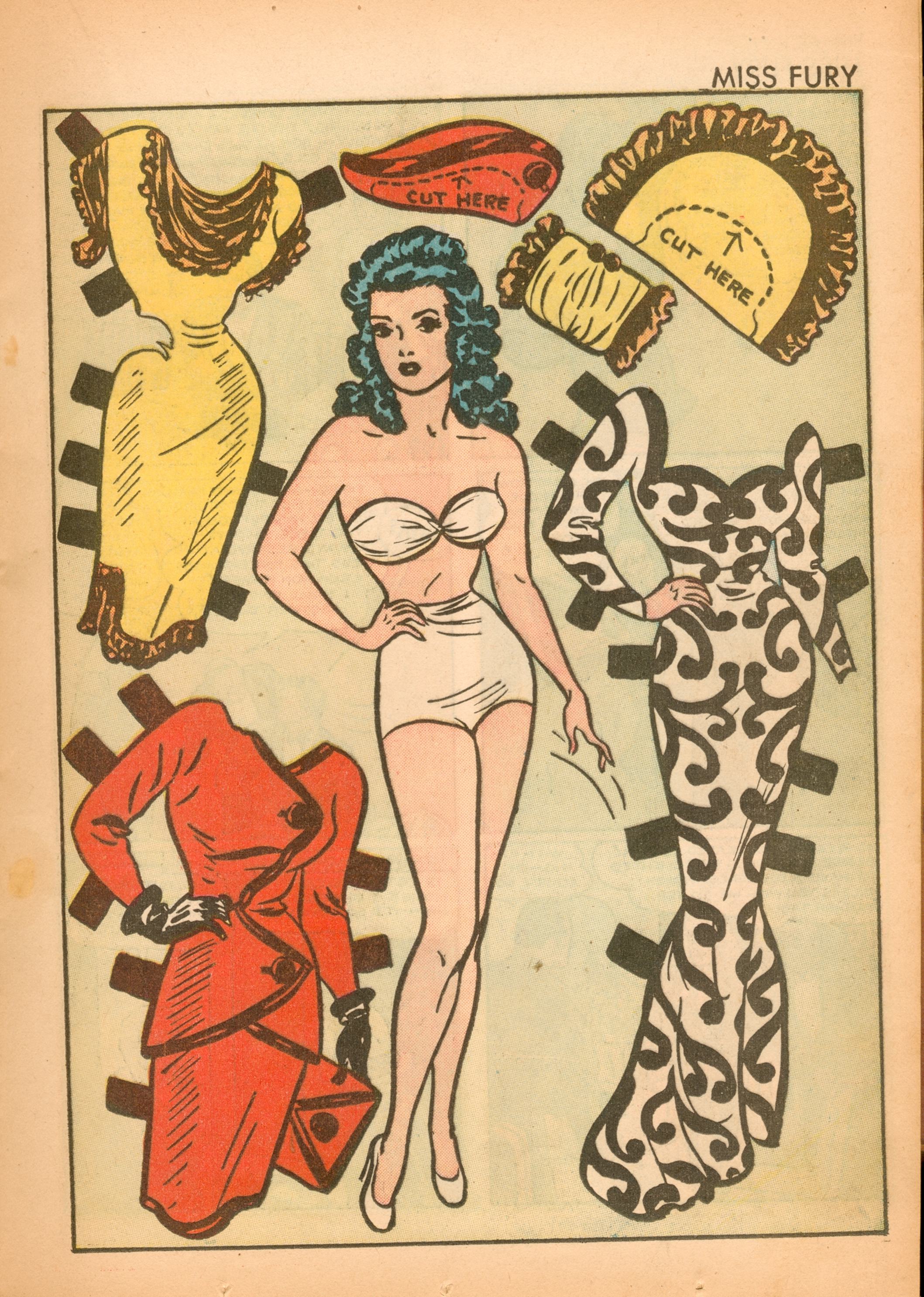 Read online Miss Fury (1942) comic -  Issue #2 - 16