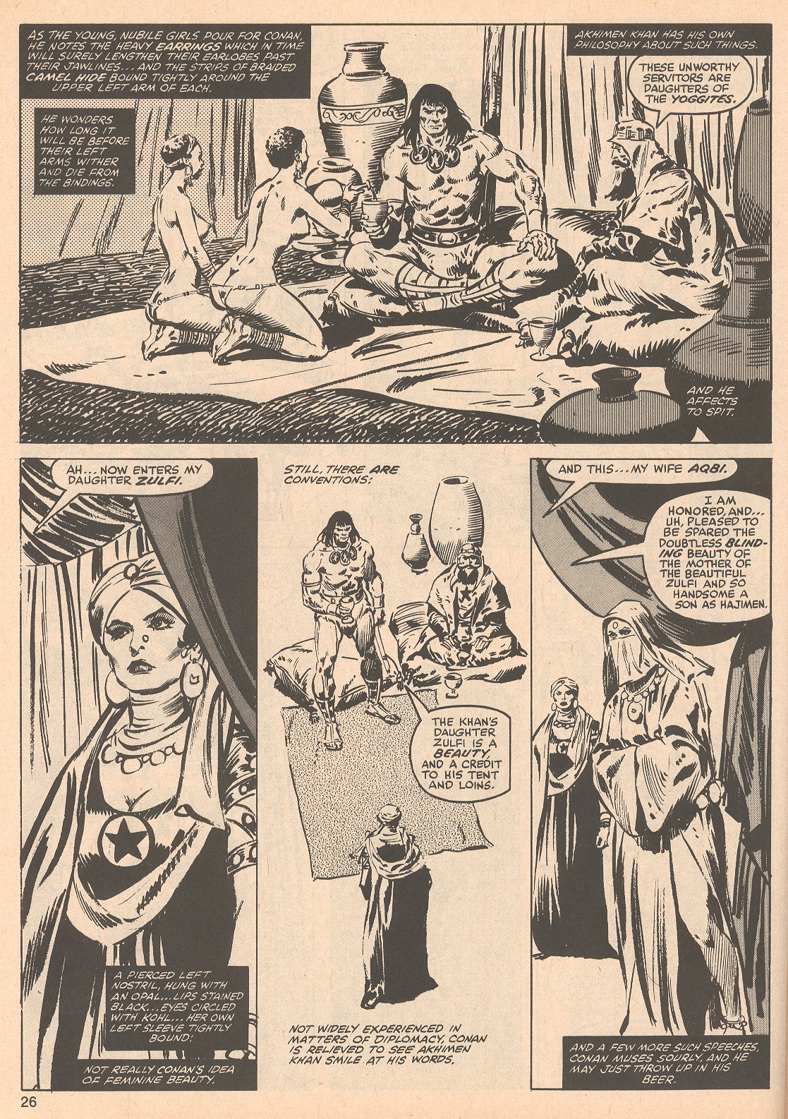 Read online The Savage Sword Of Conan comic -  Issue #57 - 26