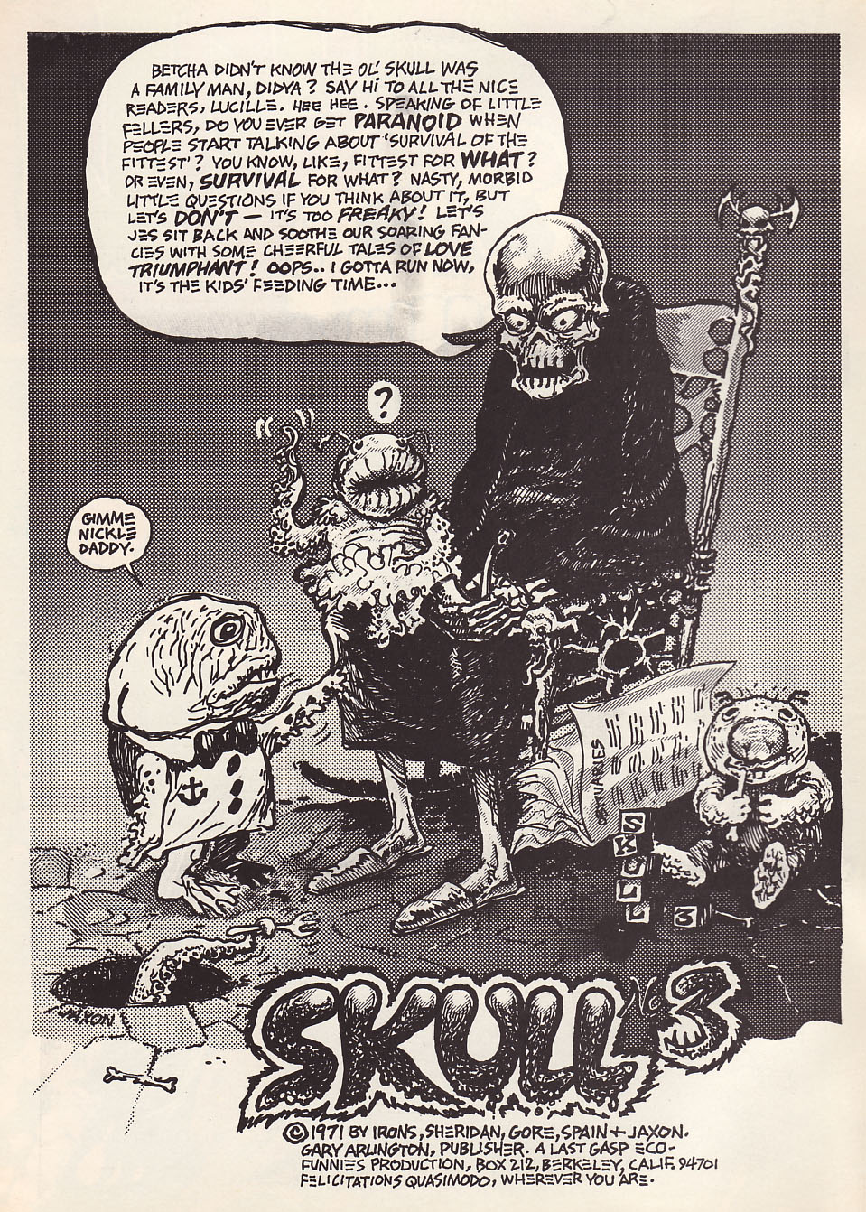 Read online Skull Comics comic -  Issue #3 - 2