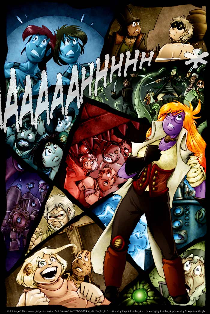 Read online Girl Genius (2002) comic -  Issue #9 - 127